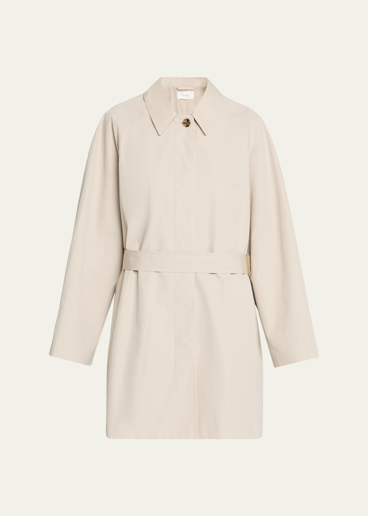 Amaya Single-Breasted Trench Coat