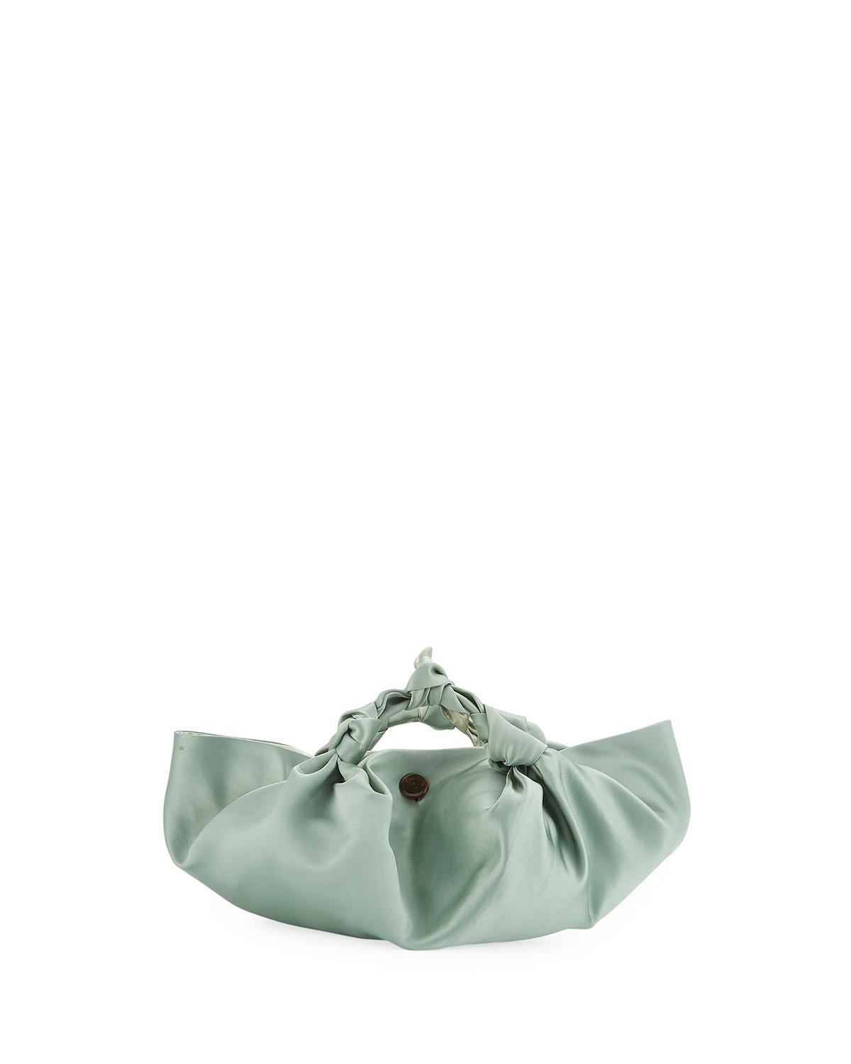 The Row Small Ascot Bag in Satin - Bergdorf Goodman