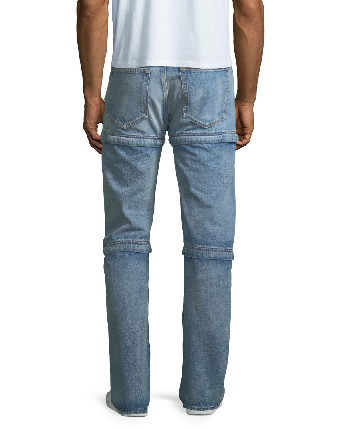 18SS BALENCIAGA 3way convertible jeans