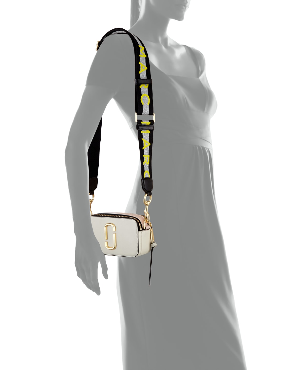 Marc jacobs snapshot coated leather camera bag hot sale