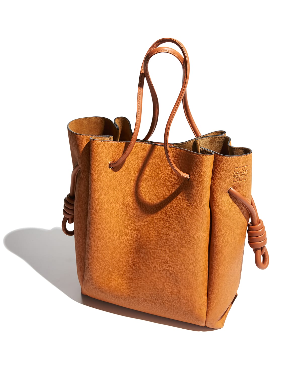 Loewe Flamenco Knot Two-Tone Tote Bag - Bergdorf Goodman