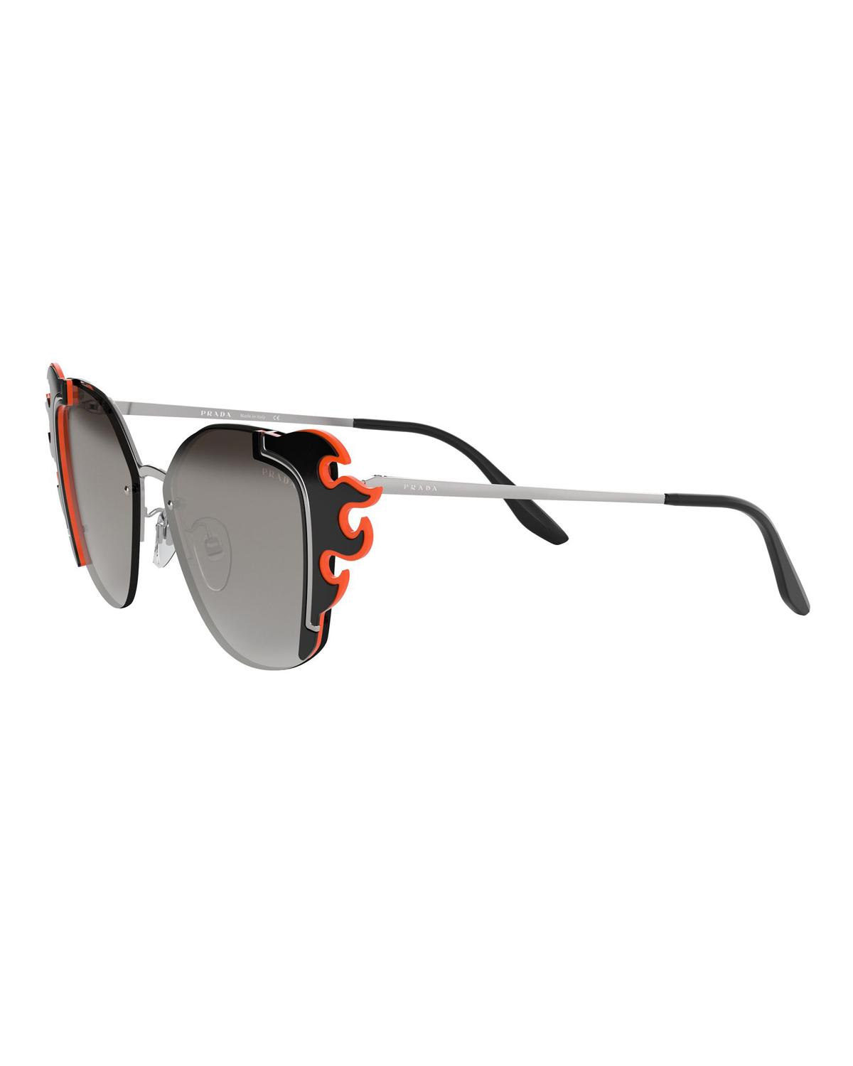 Prada Cat-Eye Flame Sunglasses - Bergdorf Goodman