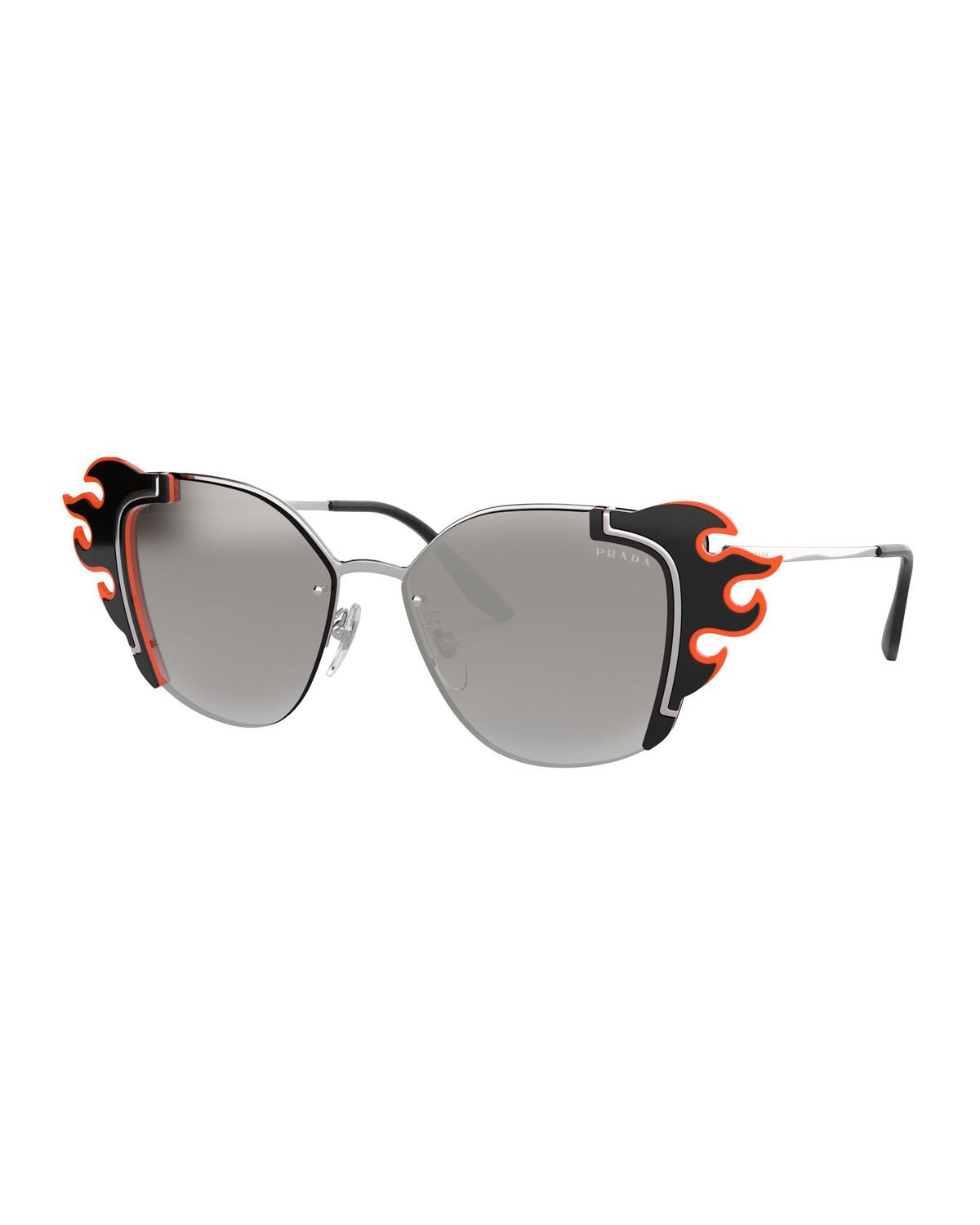 小物 FW2000's PRADA SUNGLASSES BLACK FLAME Prada Cat-Eye Flame Sunglasses - Bergdorf Goodman