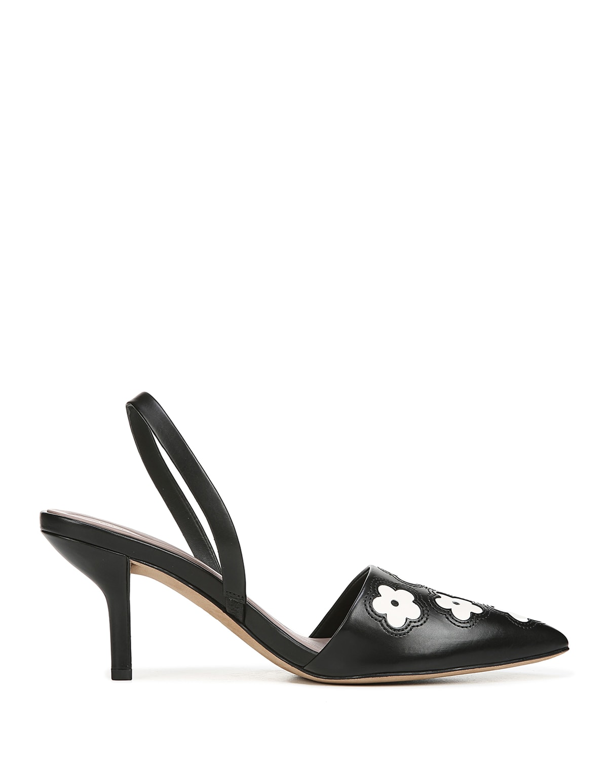 Diane von furstenberg mortelle leather slingback pumps hot sale
