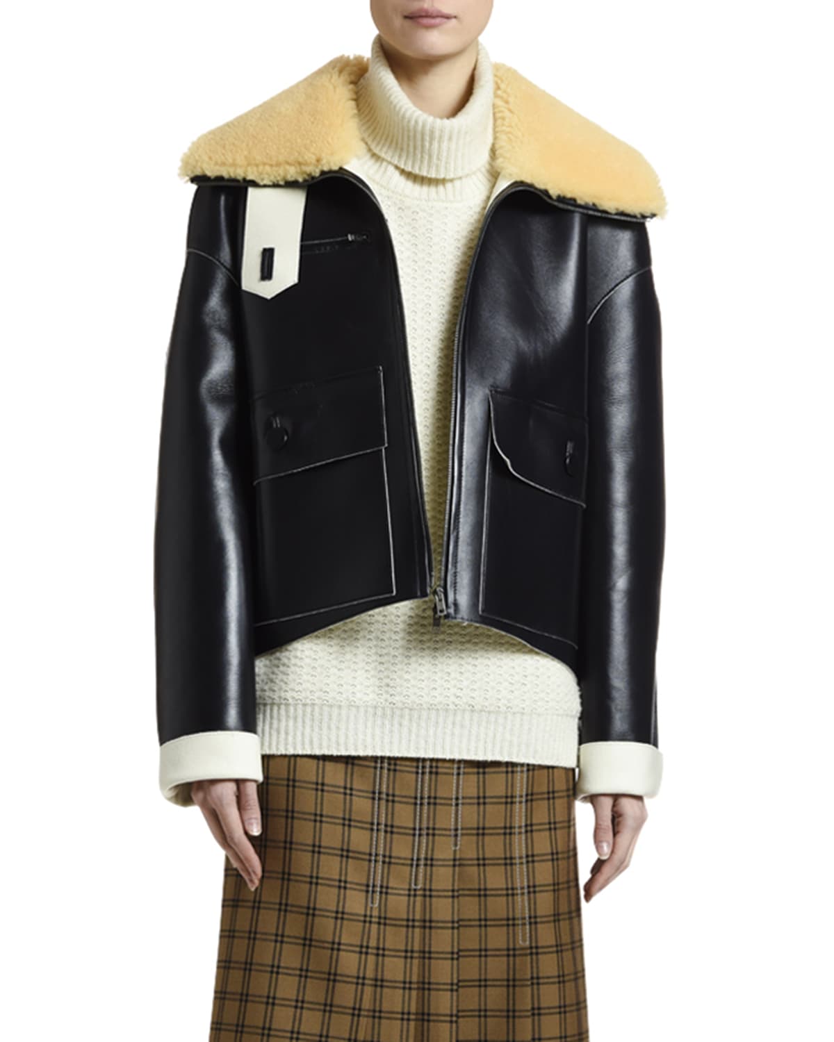 MARNI archive ラグジュアリー シープスキン ムートン　レザー 3098758_m