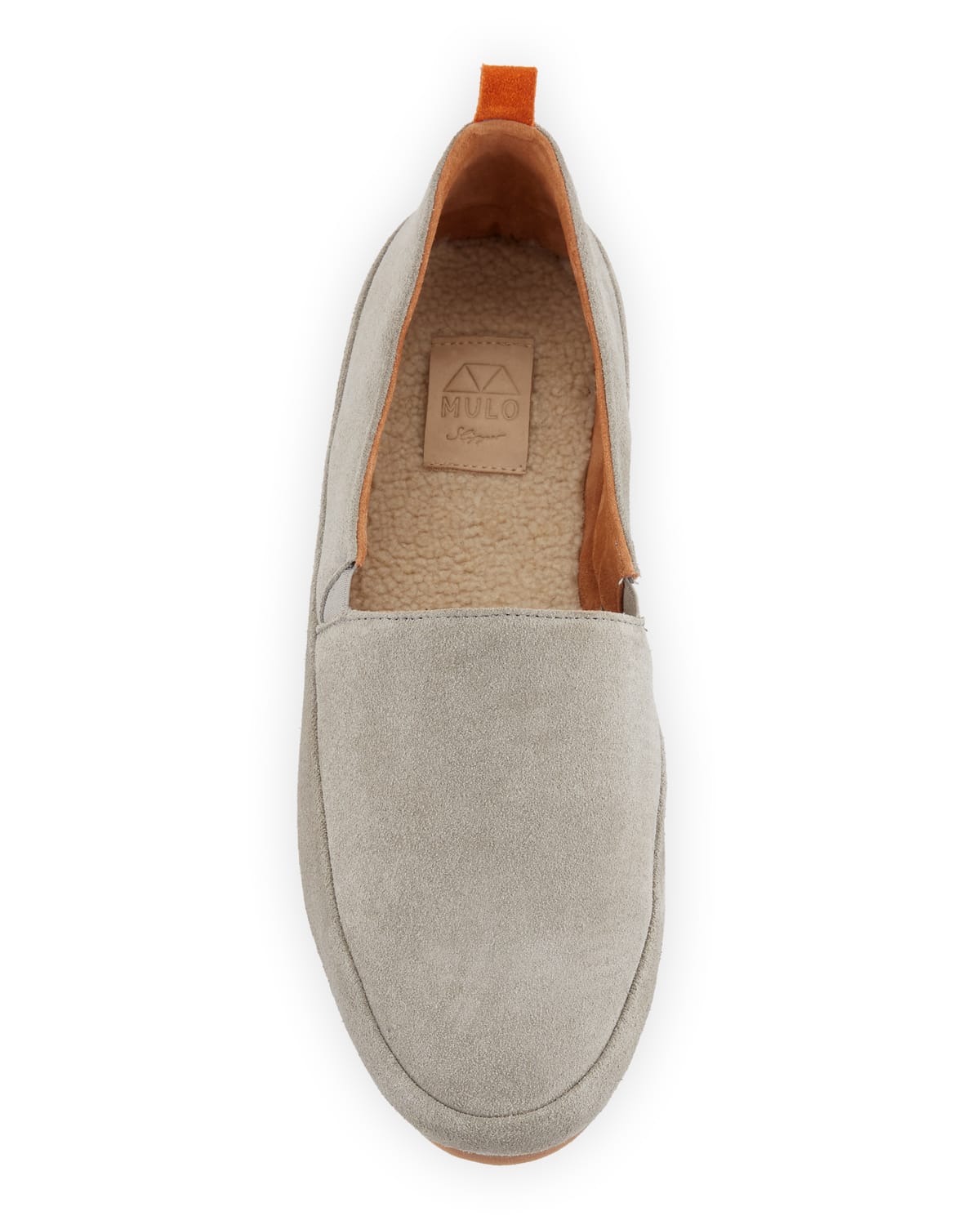 Mulo Men's Suede Slippers w/ Shearling Lining Bergdorf Goodman