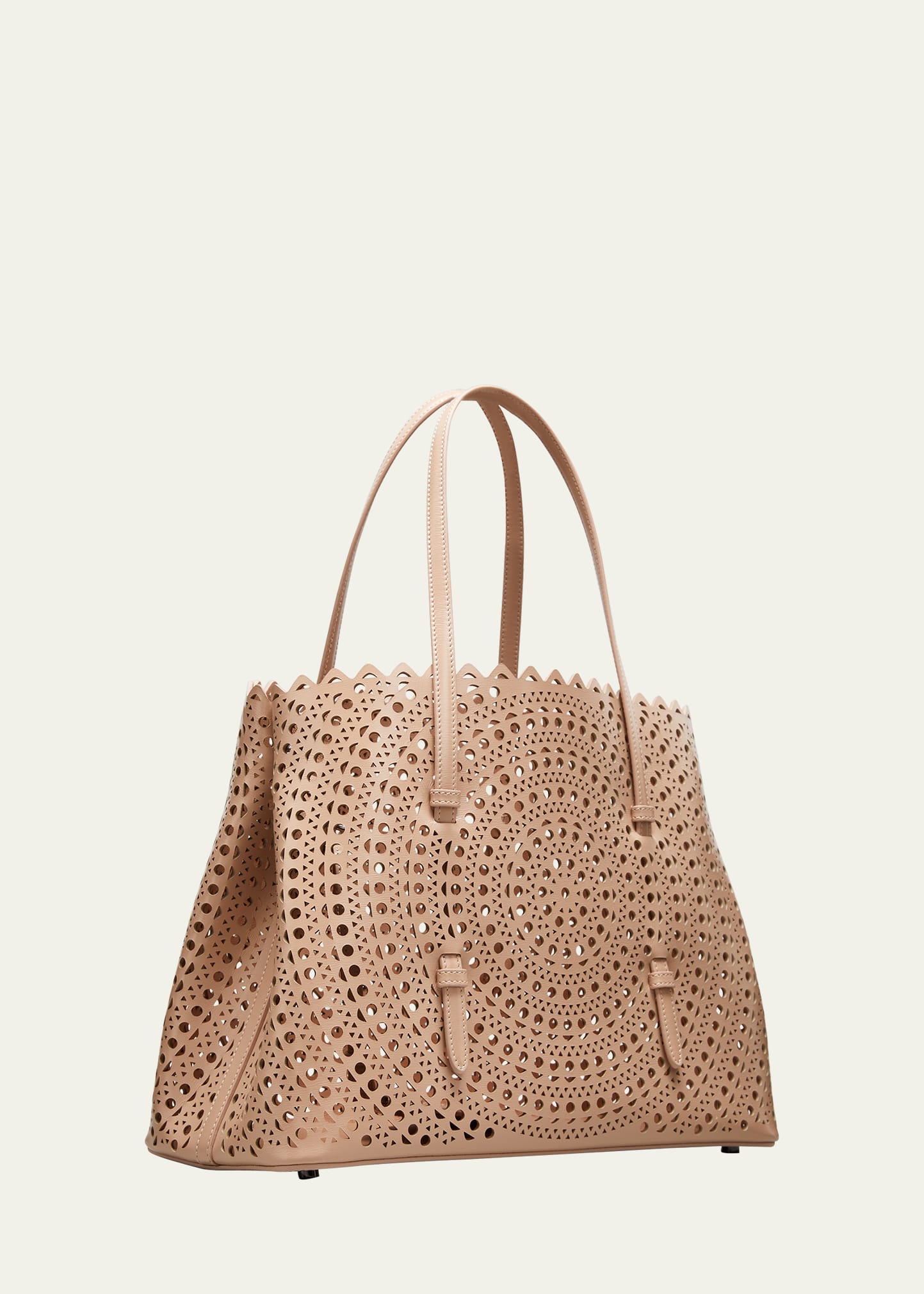 【ALAIA】Le mina 32 ニュー ヴィエンヌ レザー トートバッグ ALAIA＊MINA 32 TOTE BAG スモールトートバッグ＊送料込 (ALAIA