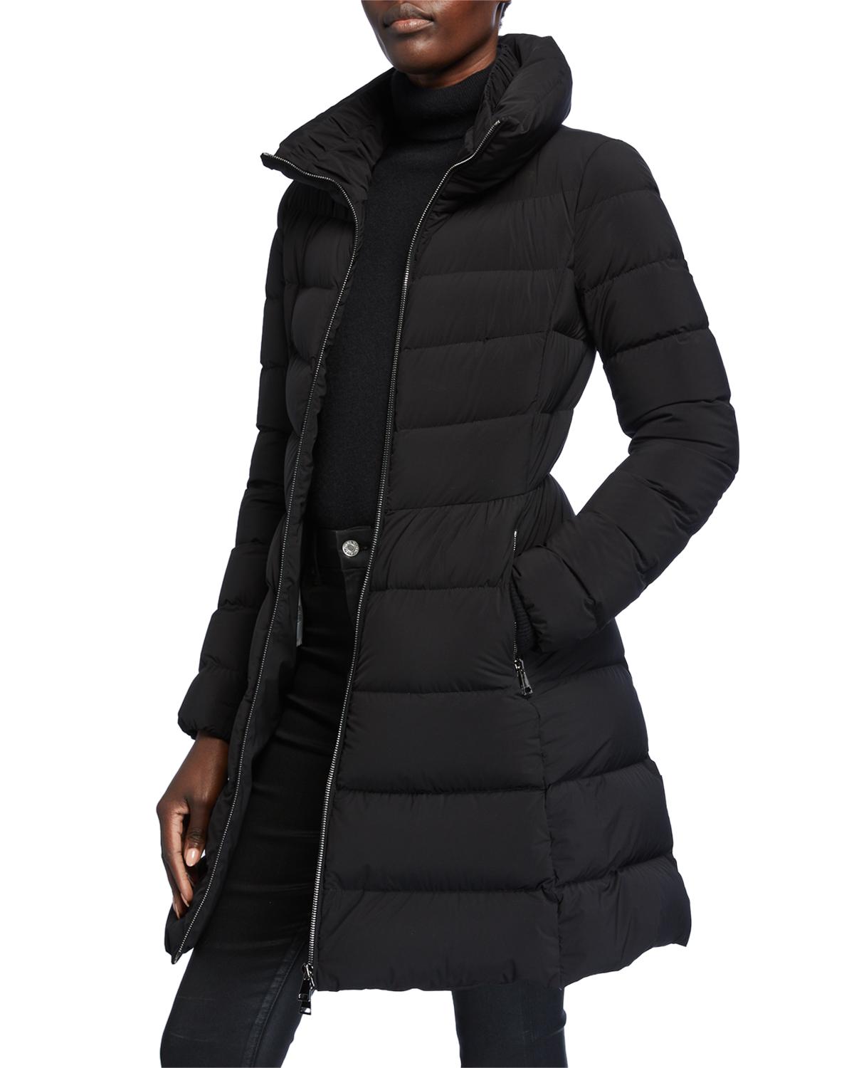 Moncler Nevalon Semi-Fit Puffer Coat - Bergdorf Goodman
