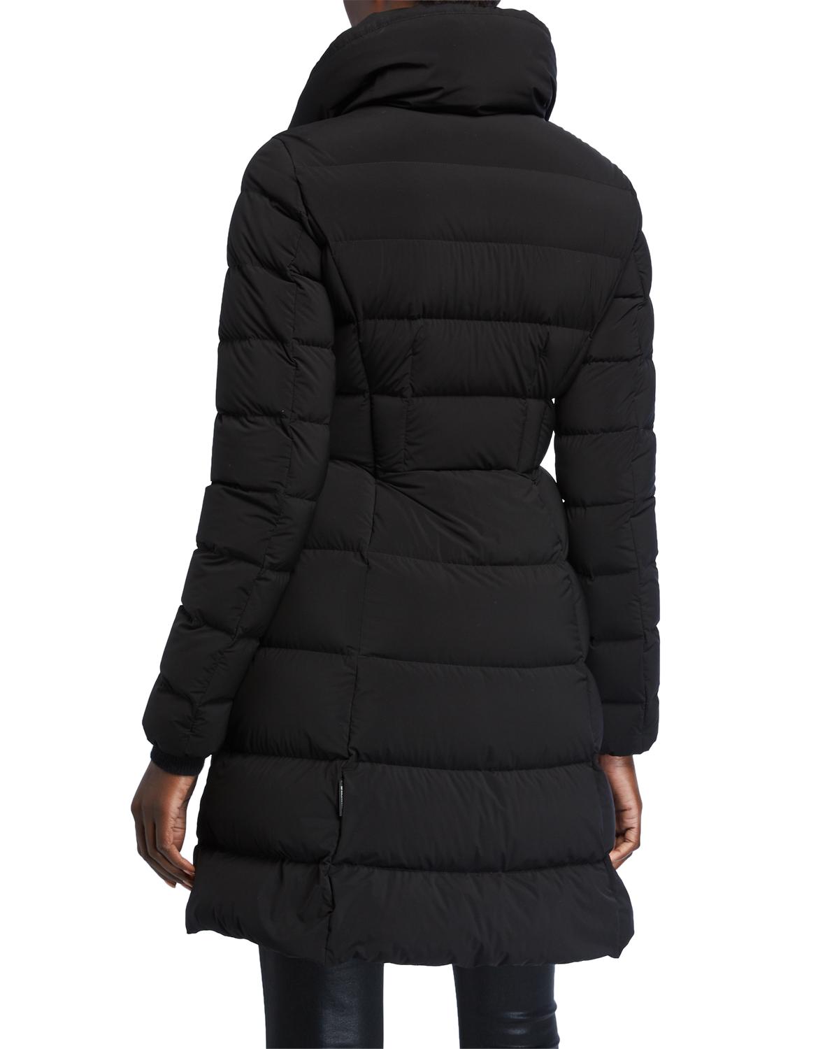 Moncler Nevalon Semi-Fit Puffer Coat - Bergdorf Goodman