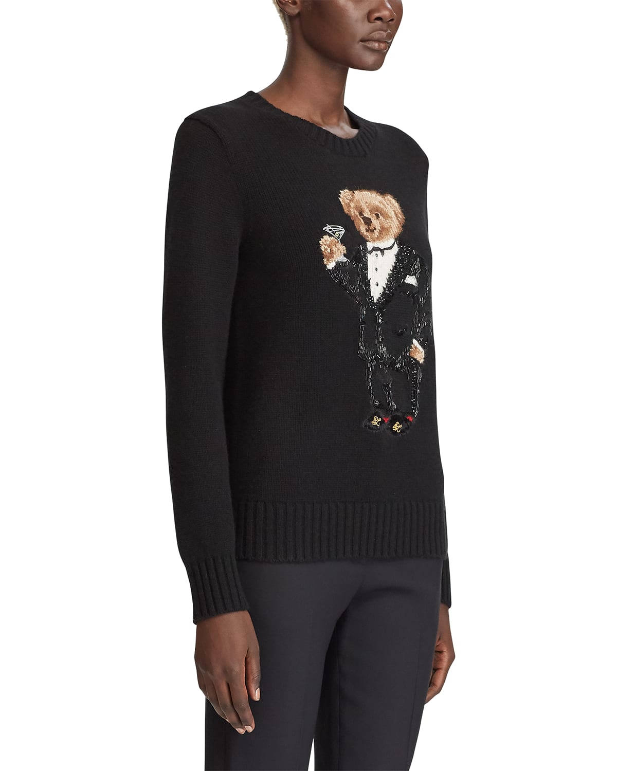 Knitted Sweaters Polo Bear Sweater Martini Wool Sweater Ralph