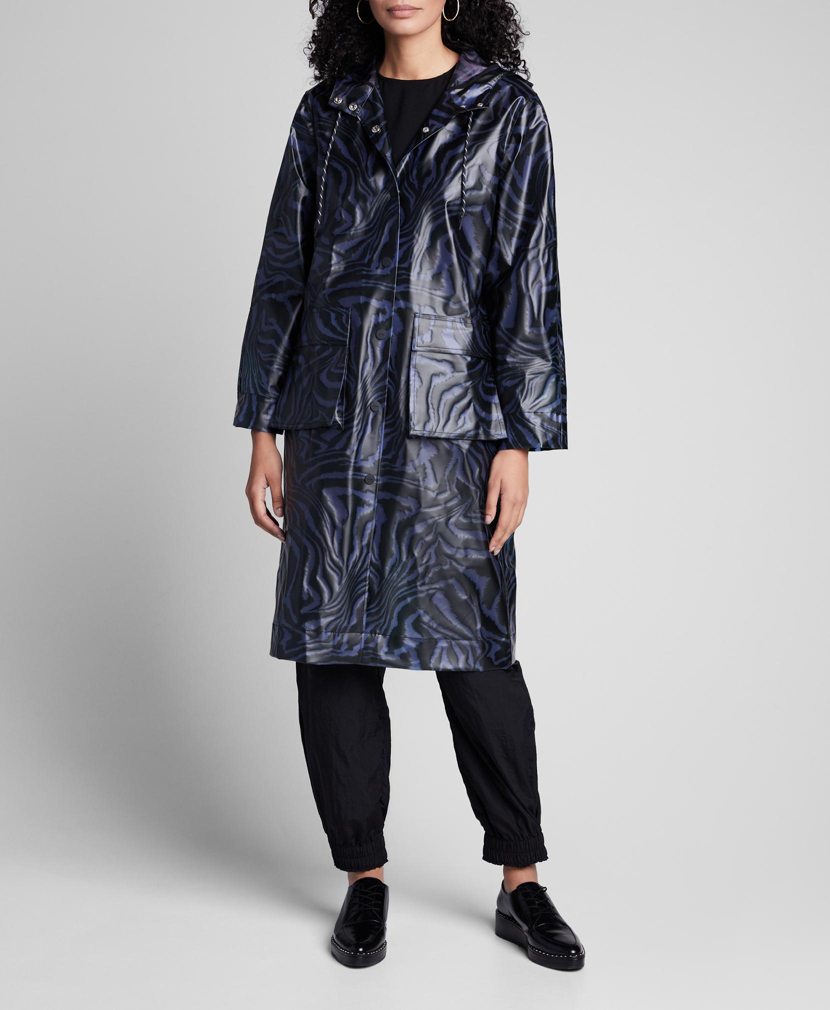Ganni Biodegradable Printed Rain Jacket