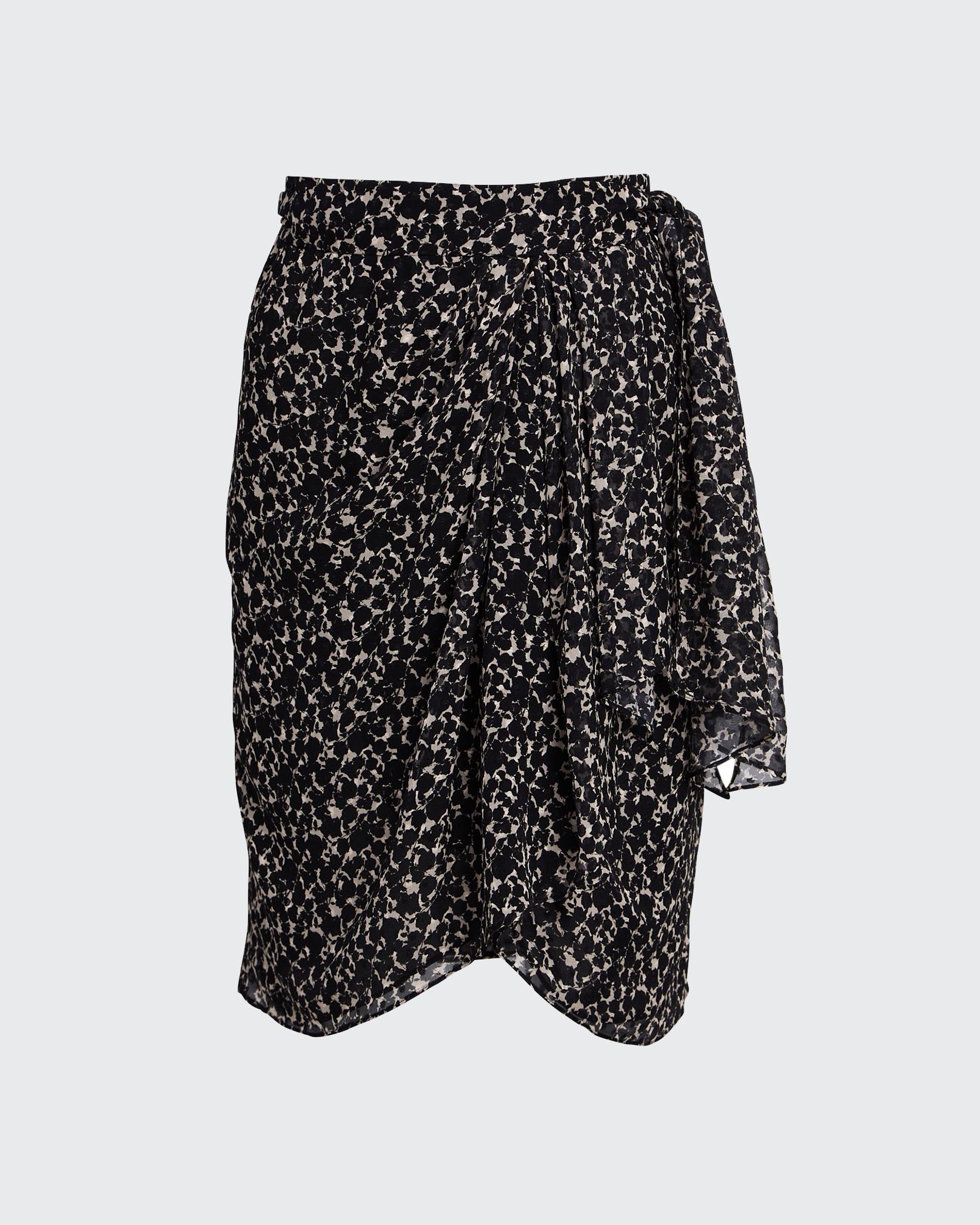 Iro Fallon Printed Wrap Skirt