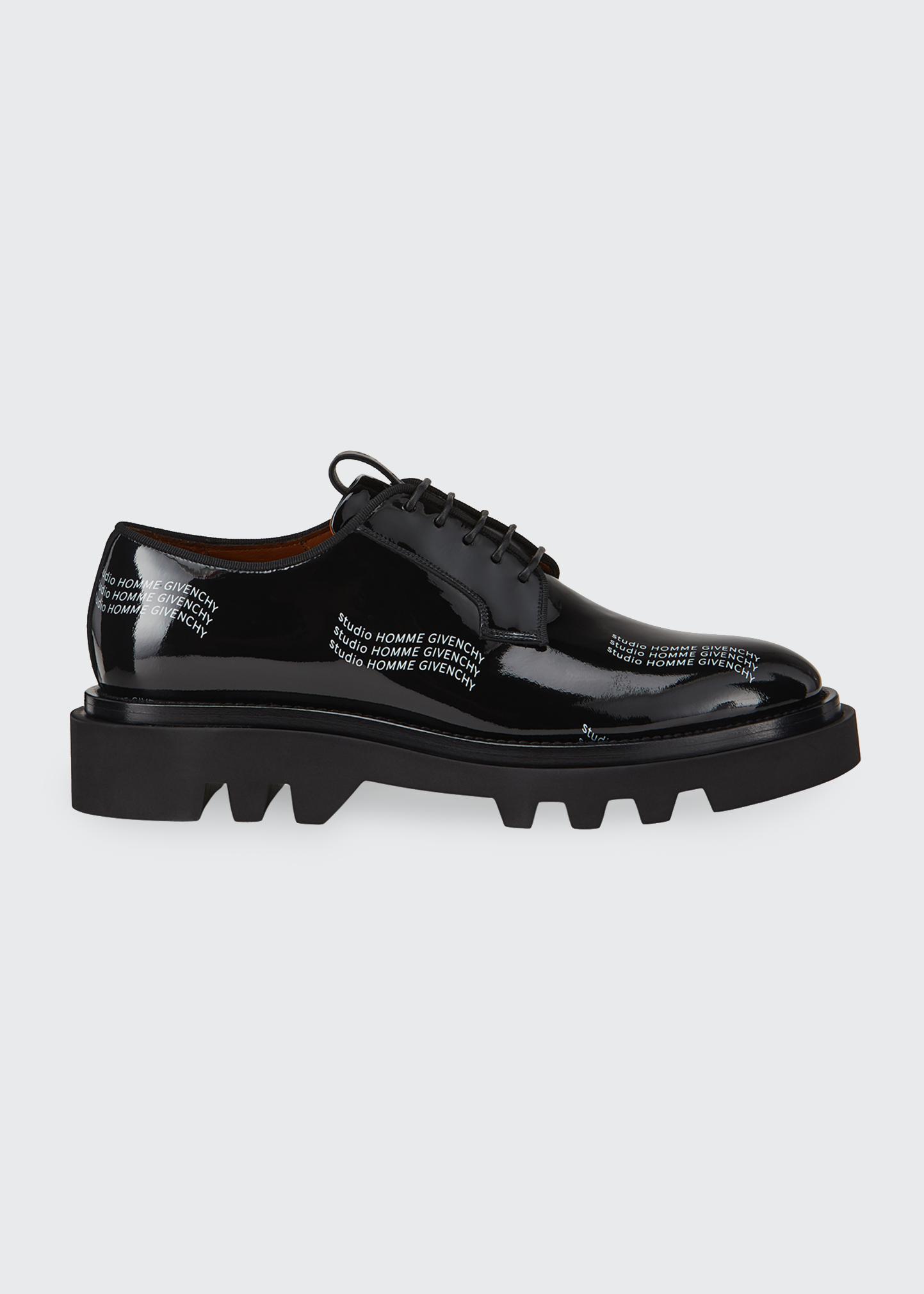 Givenchy ridged-sole Derby shoes Givenchy Storm leather derby shoes Givenchy main image 3