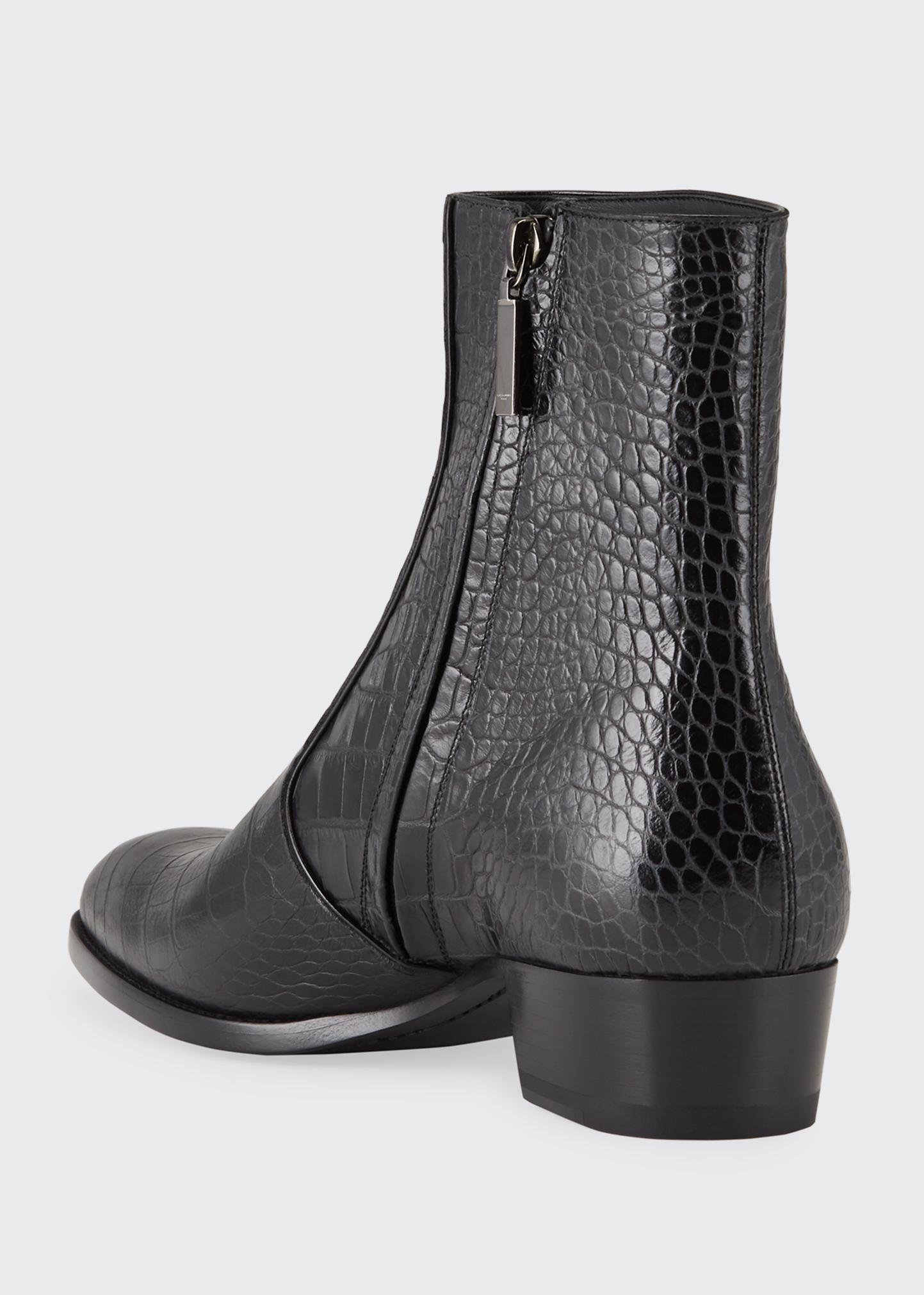 や様　saint laurent crack sidezip boots や様 saint laurent crack sidezip boots や様 saint laurent crack