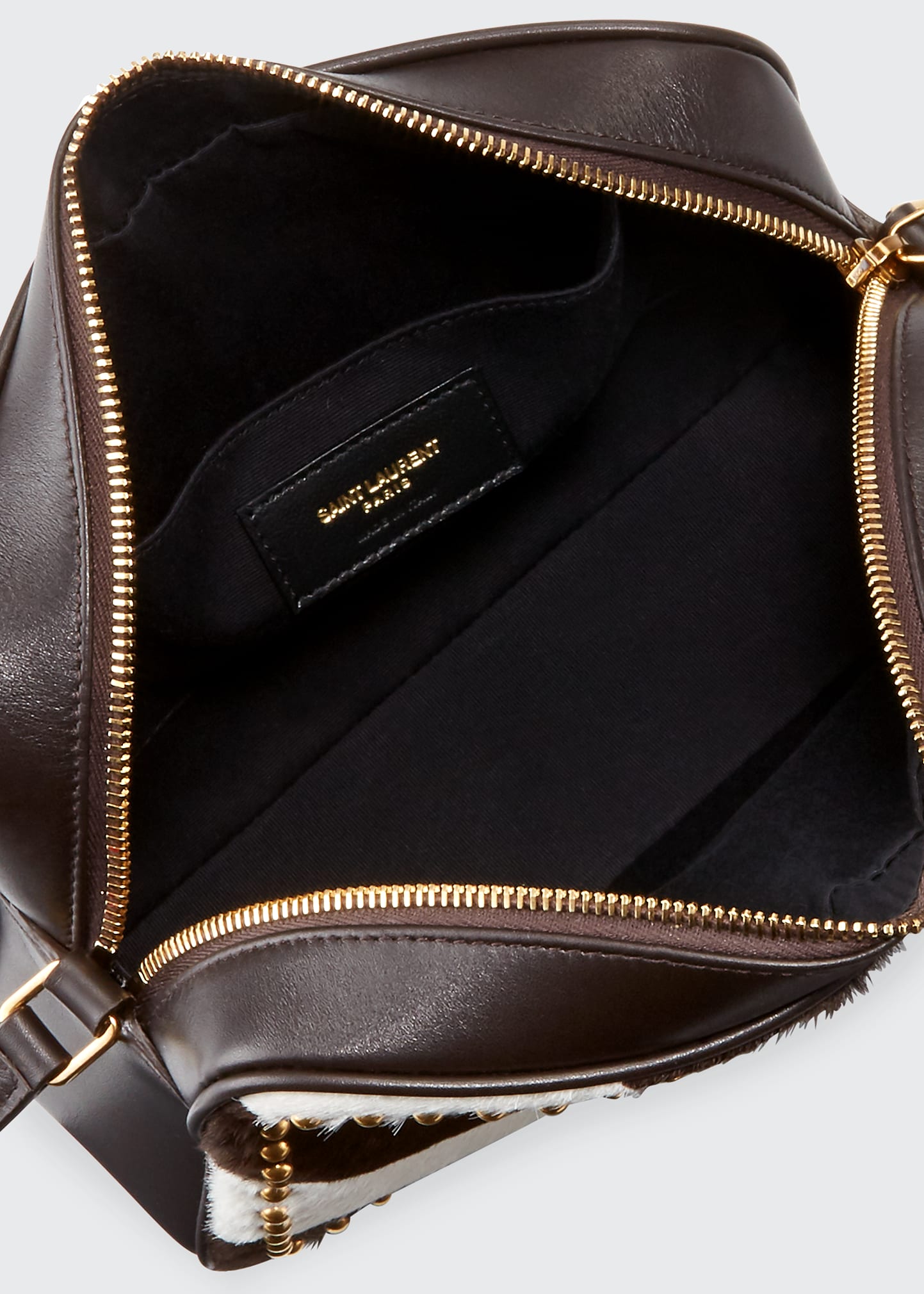saint laurent ゼブラ柄 ボディバッグ yokosquad y2k ゼブラ柄 クレセント型 ブラック ホワイト ボディバック 男女兼用