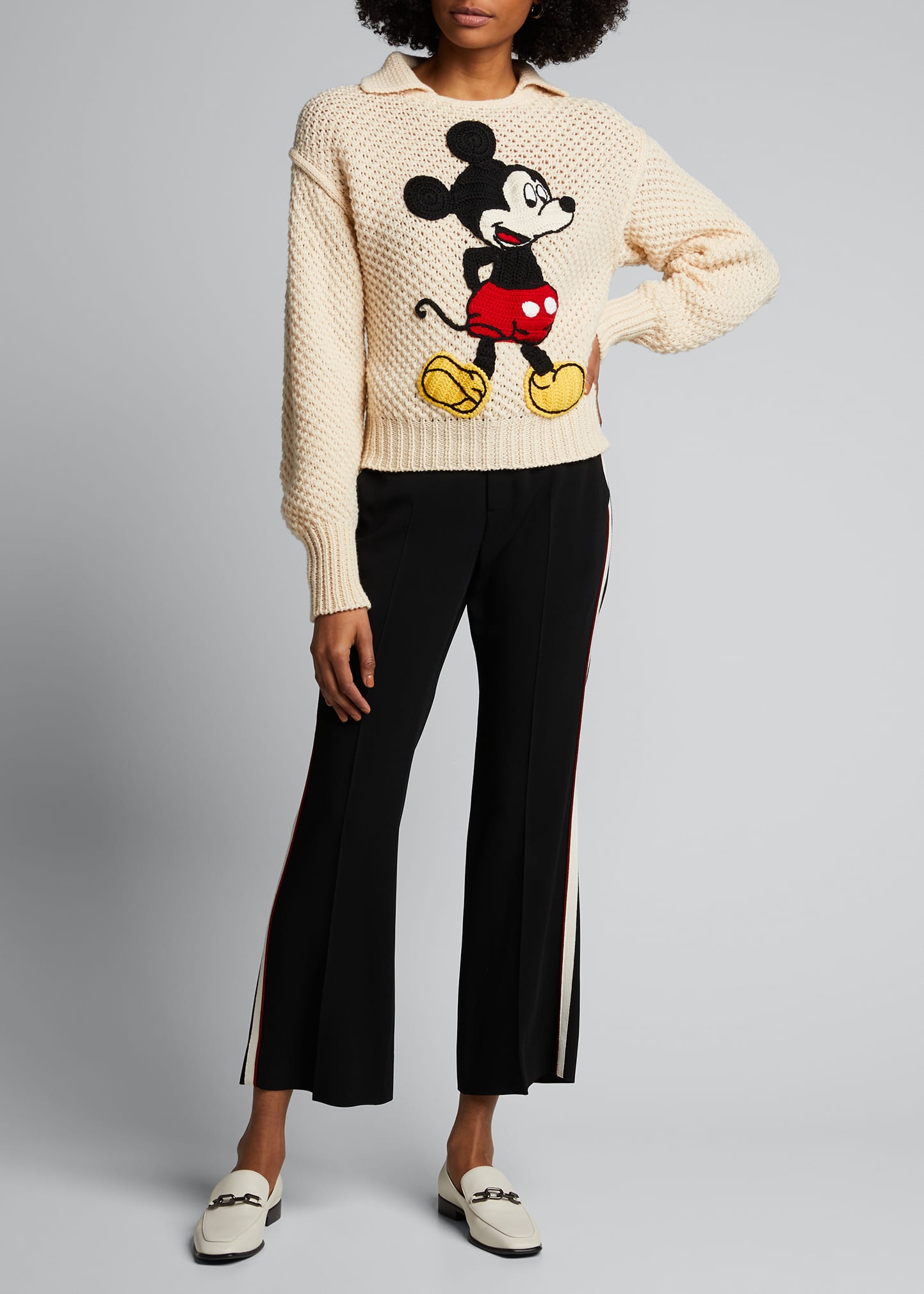 Gucci Mickey Mouse Knit Pullover Sweater and Matching Items
