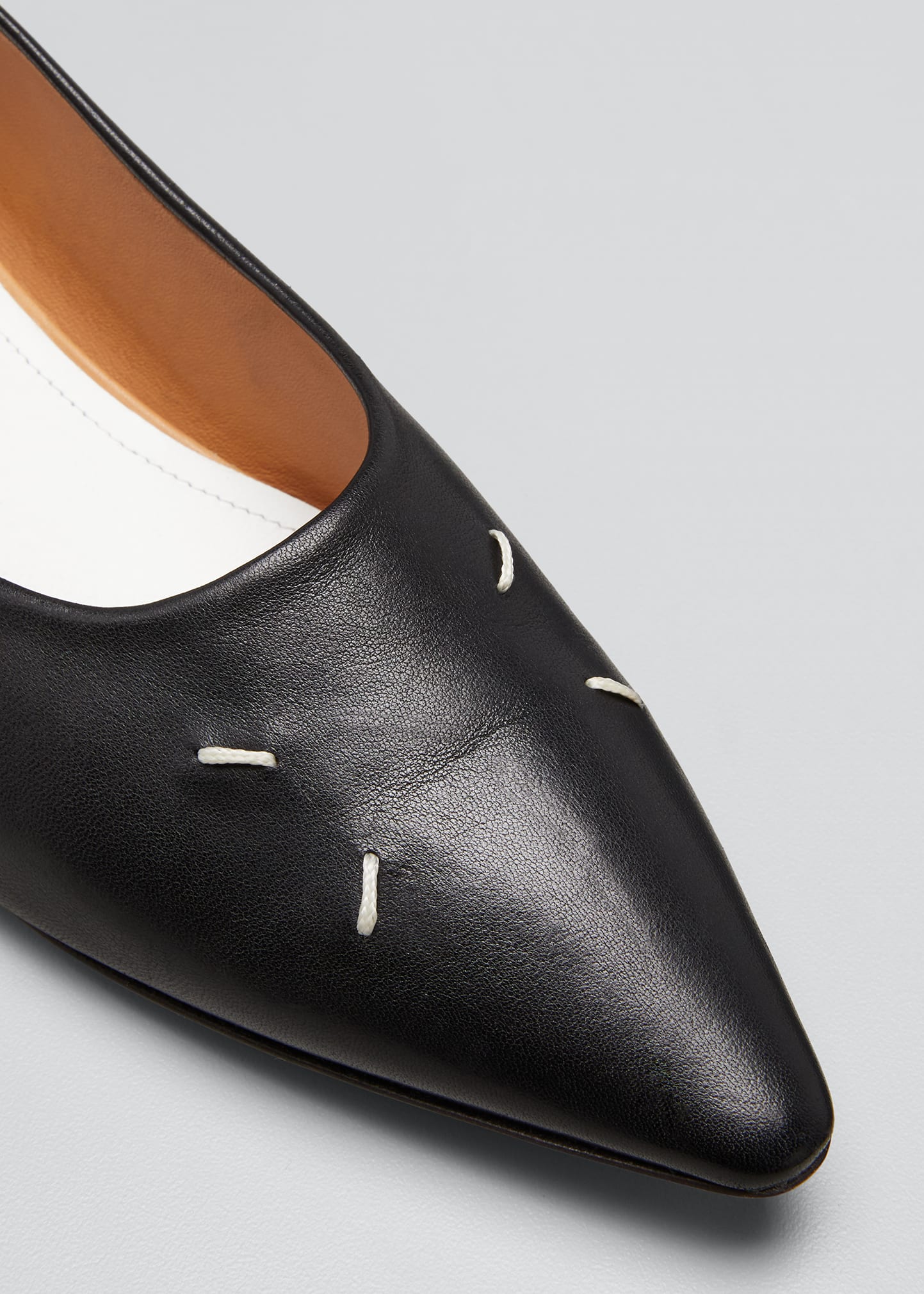 Maison Margiela Kiki Pointed-Toe Loafers - Bergdorf Goodman