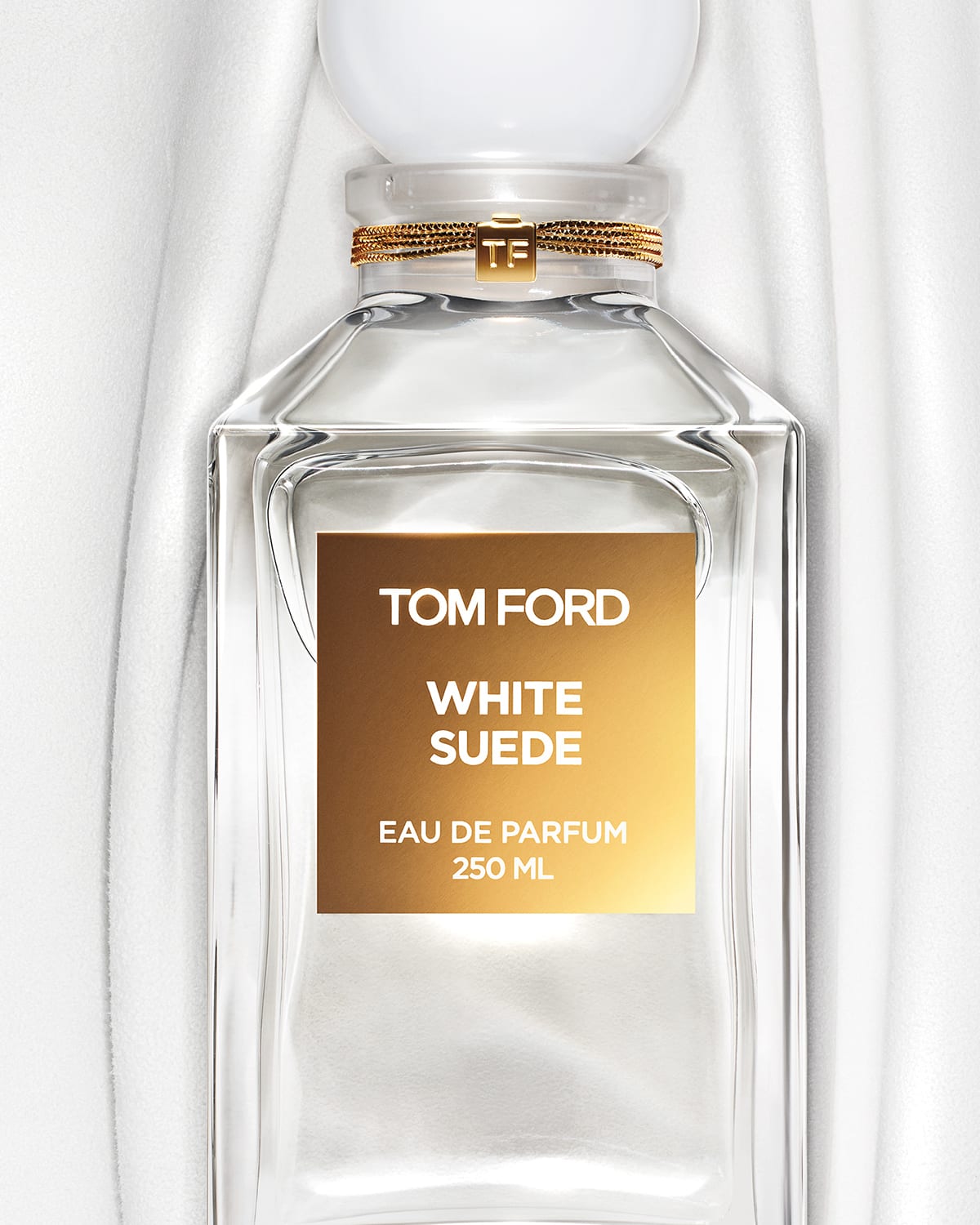 TOM FORD White Suede Decanter, 8.5 oz./ 250 mL - Bergdorf Goodman