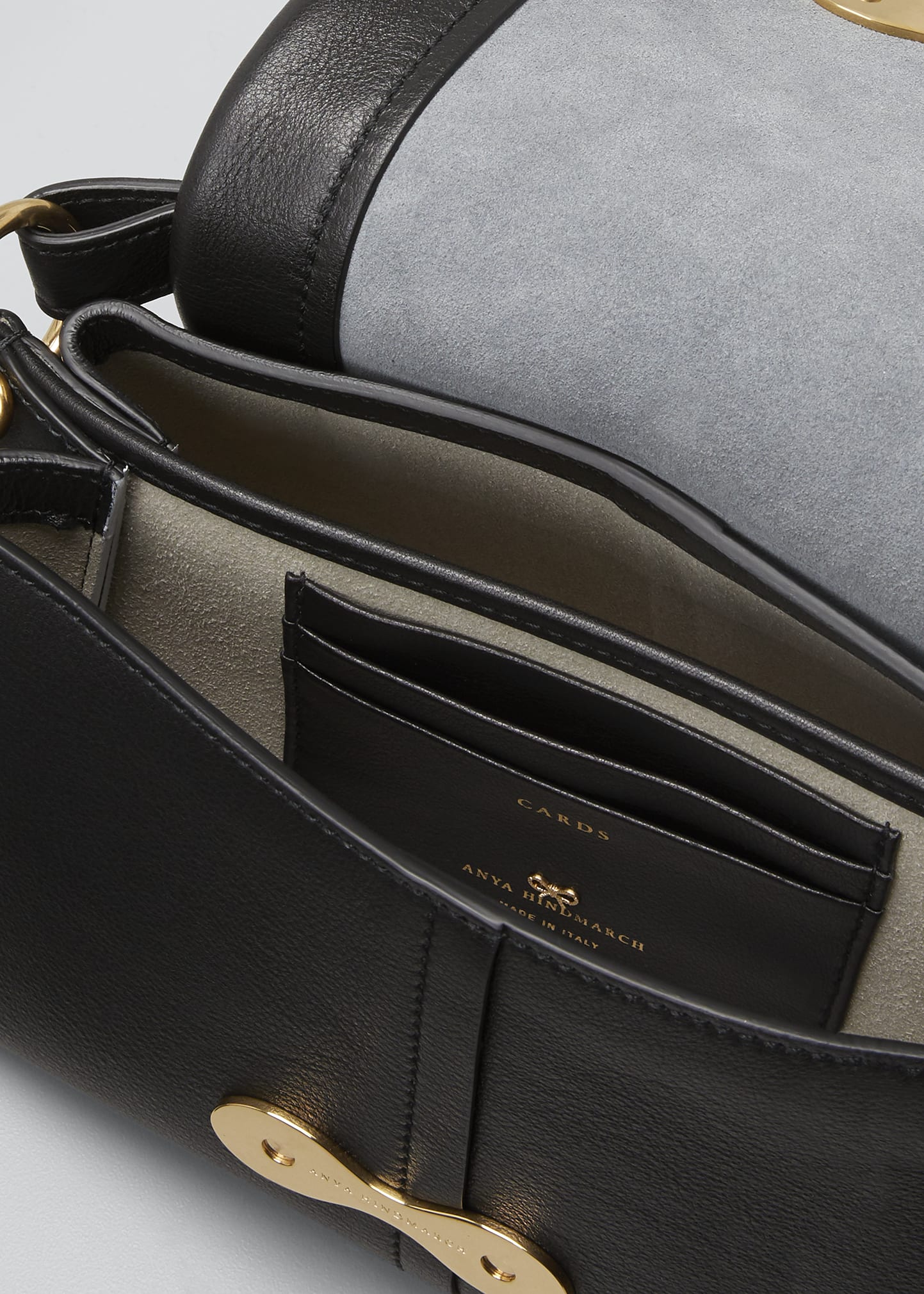 Anya Hindmarch Rope Bow Bag Mini in Soft Leather - Bergdorf Goodman