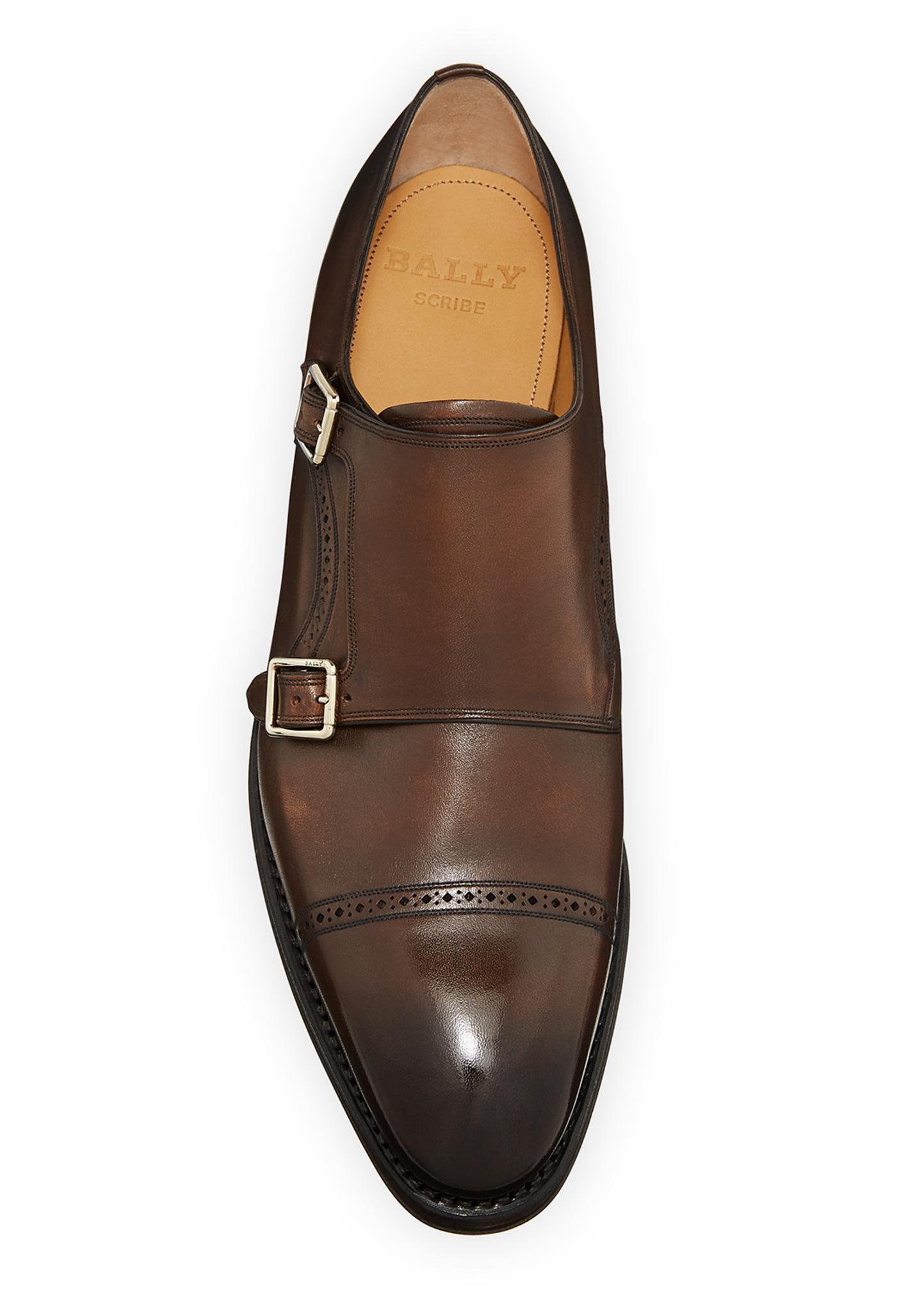 Bally Scandil Leather Monkstrap Shoe Bally Strap Detail Shoes for Men | Mercari main image 3