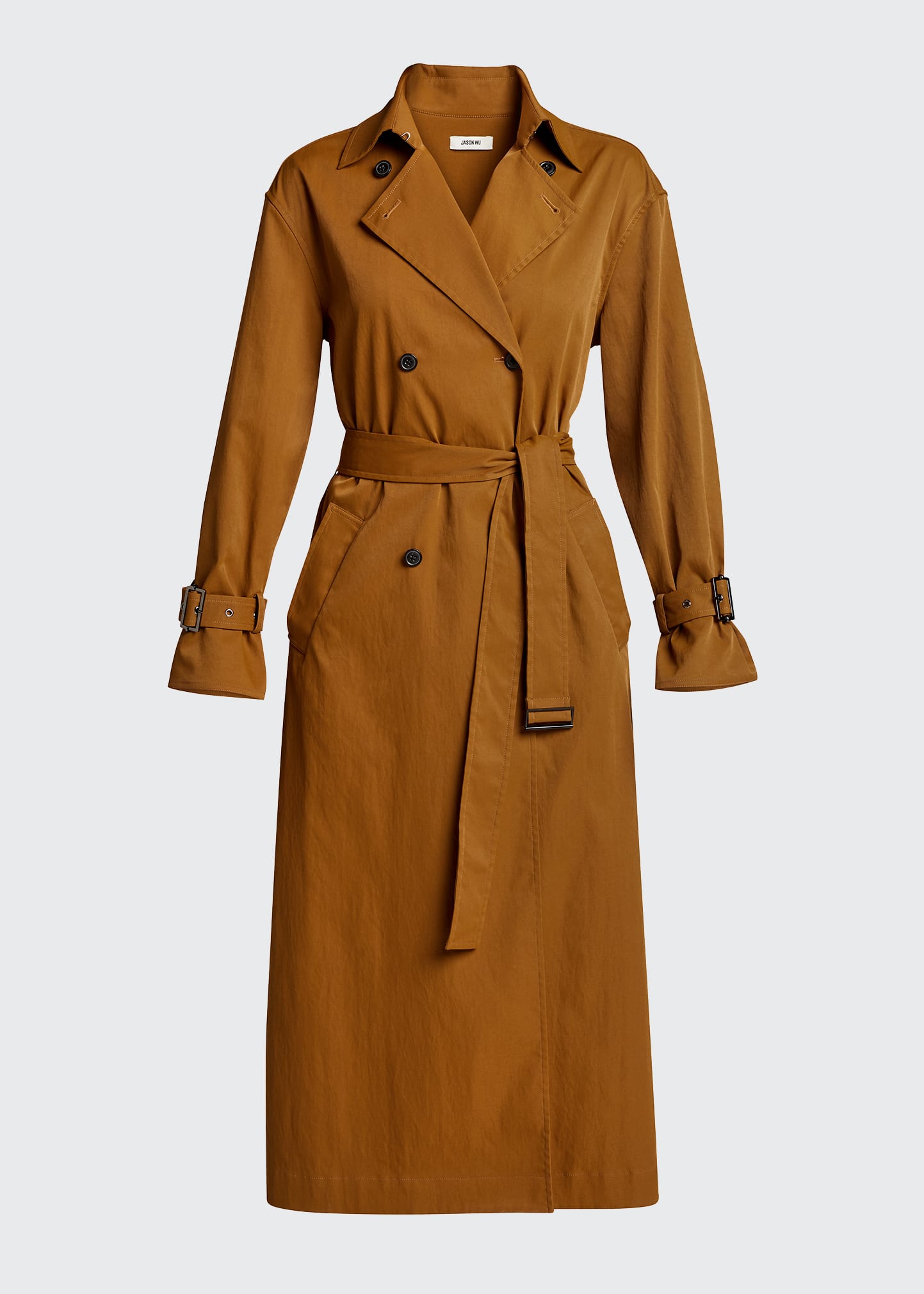 Jason Wu Pleat Back Trench Coat - Bergdorf Goodman