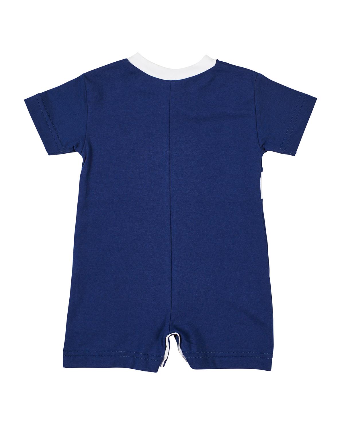 Florence Eiseman Shortall with Applique Fish, Size 3-18 Months