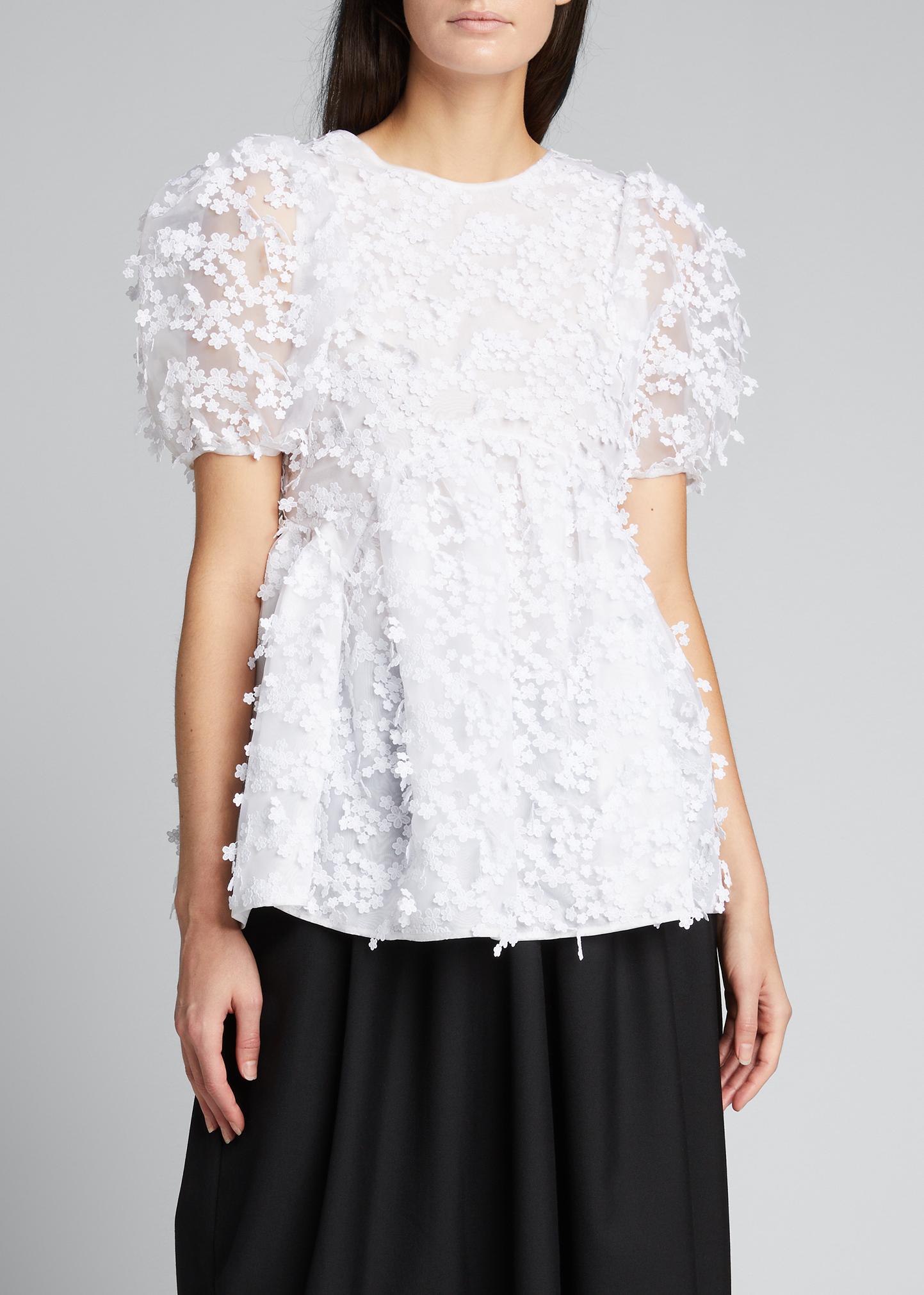 CECILIE BAHNSEN Kastanje パフスリーブ ブラウス Cecilie Bahnsen 