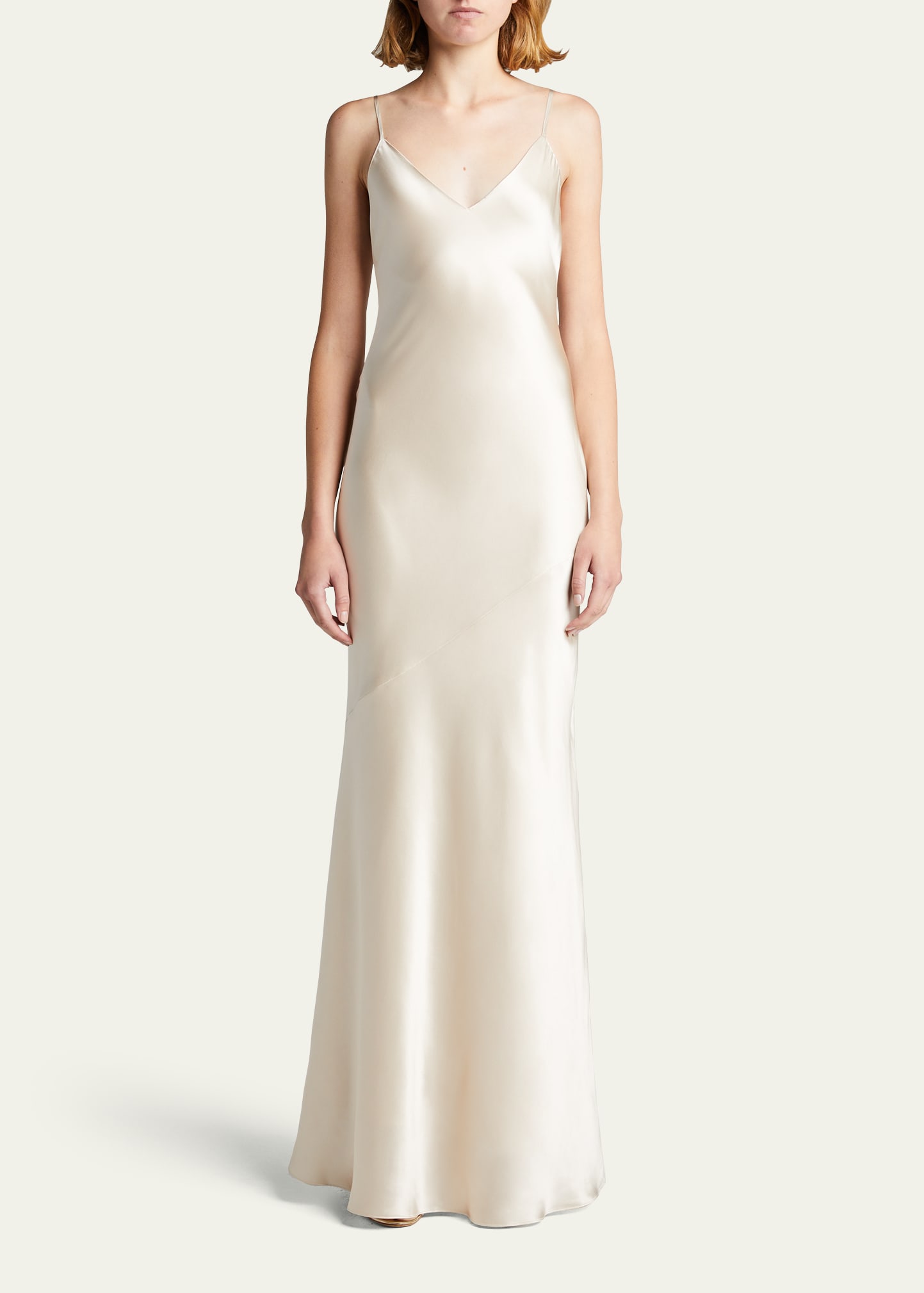 L'Agence Serita Silk Maxi Dress