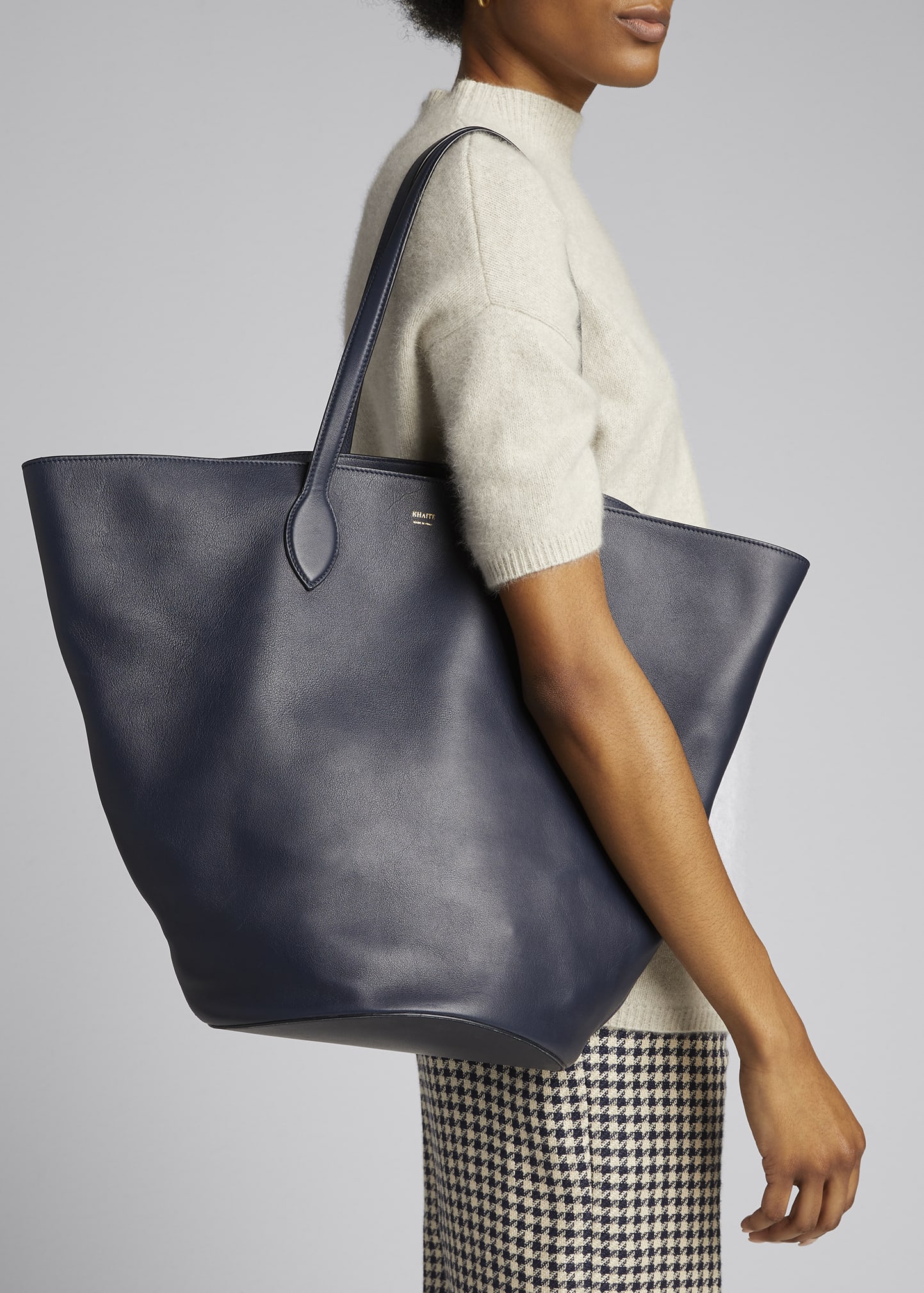 Khaite Osa Leather Medium Tote Bag - Bergdorf Goodman
