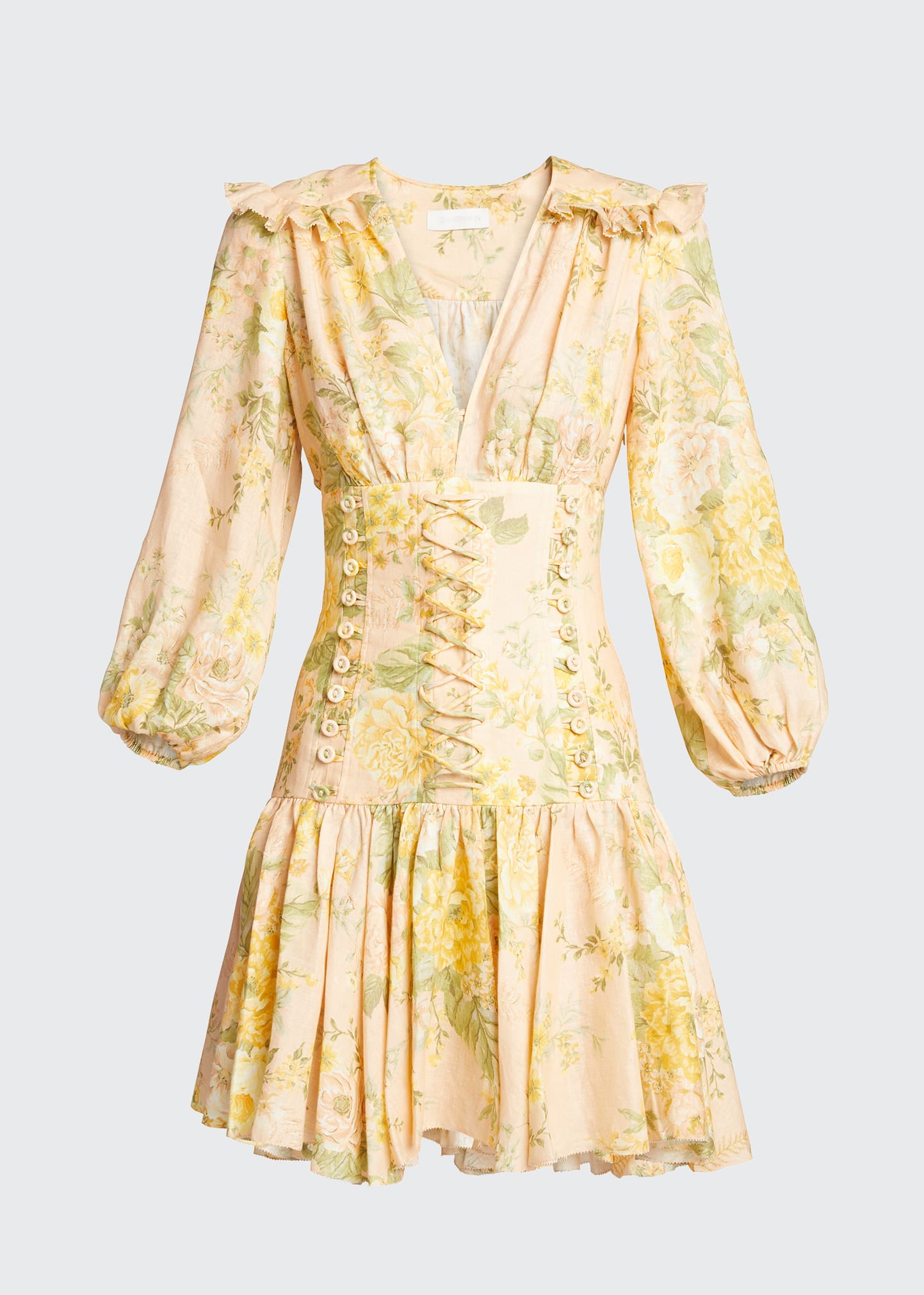 amelie corset dress Zimmermann Amelie Corset Dress