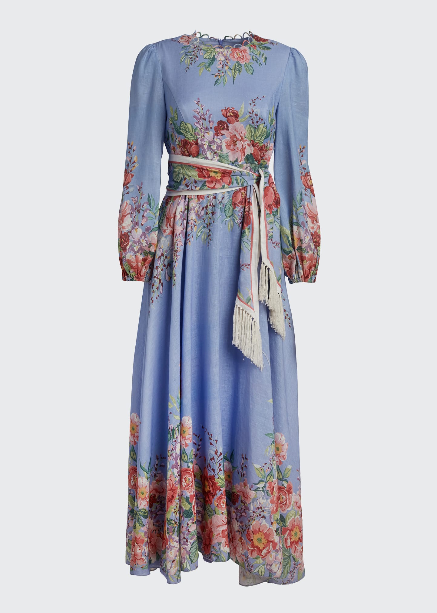 dresses long sleeve maxi Opal Pink Long Sleeve Maxi Dress - US 4 main image 1