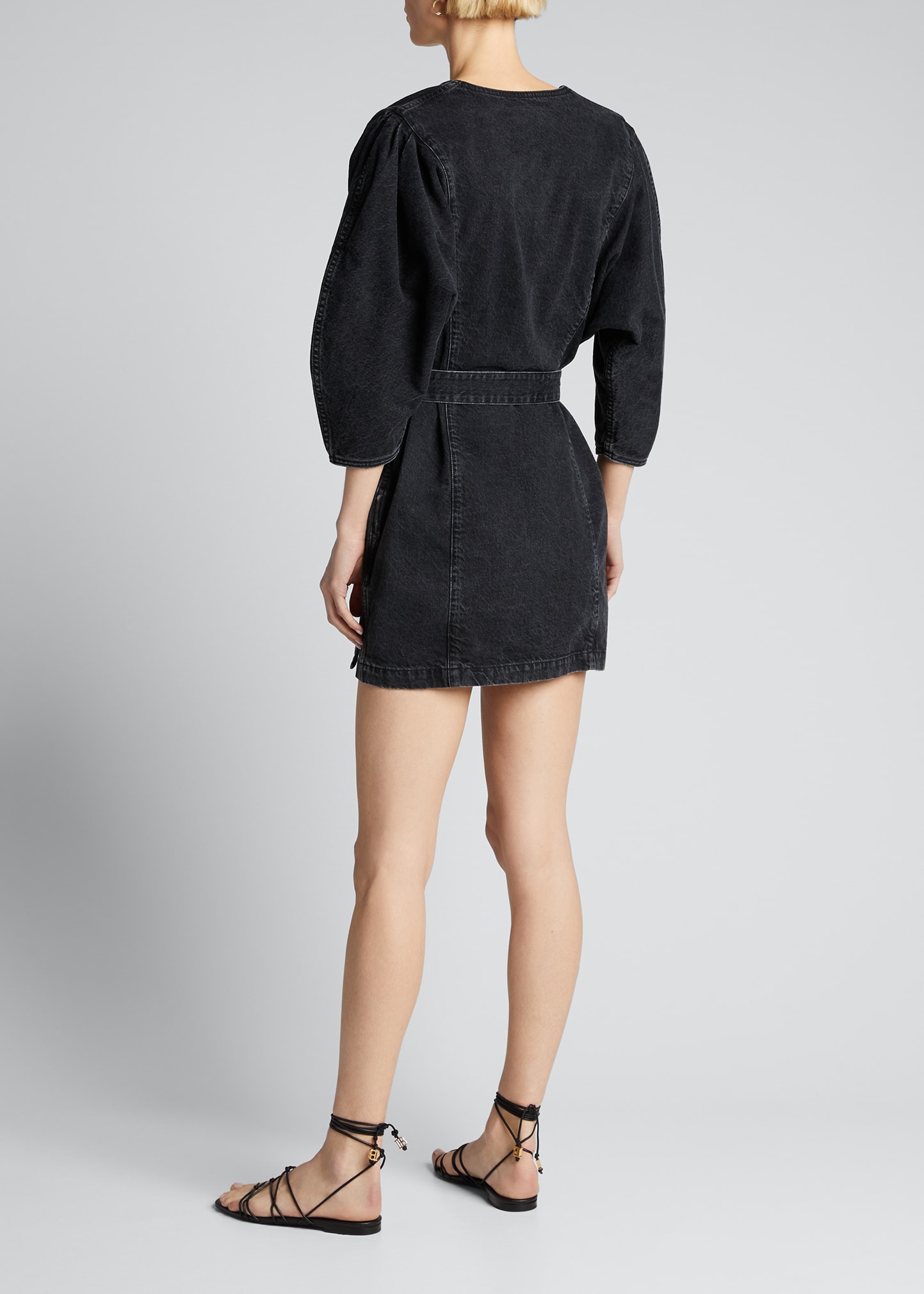 iro denim dress IRO Denim Wrap Dress