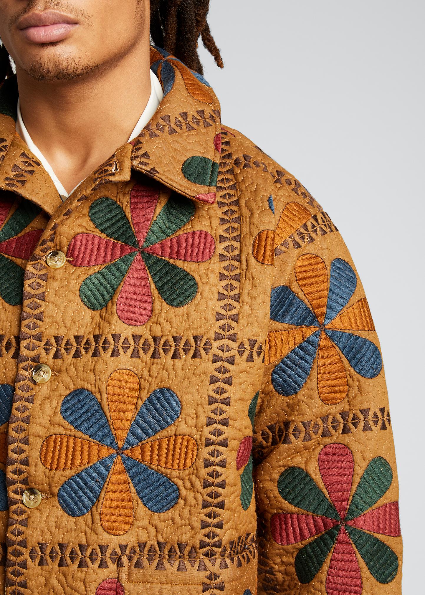 Bode Men's Bengali Tableau Workwear Jacket - Bergdorf Goodman