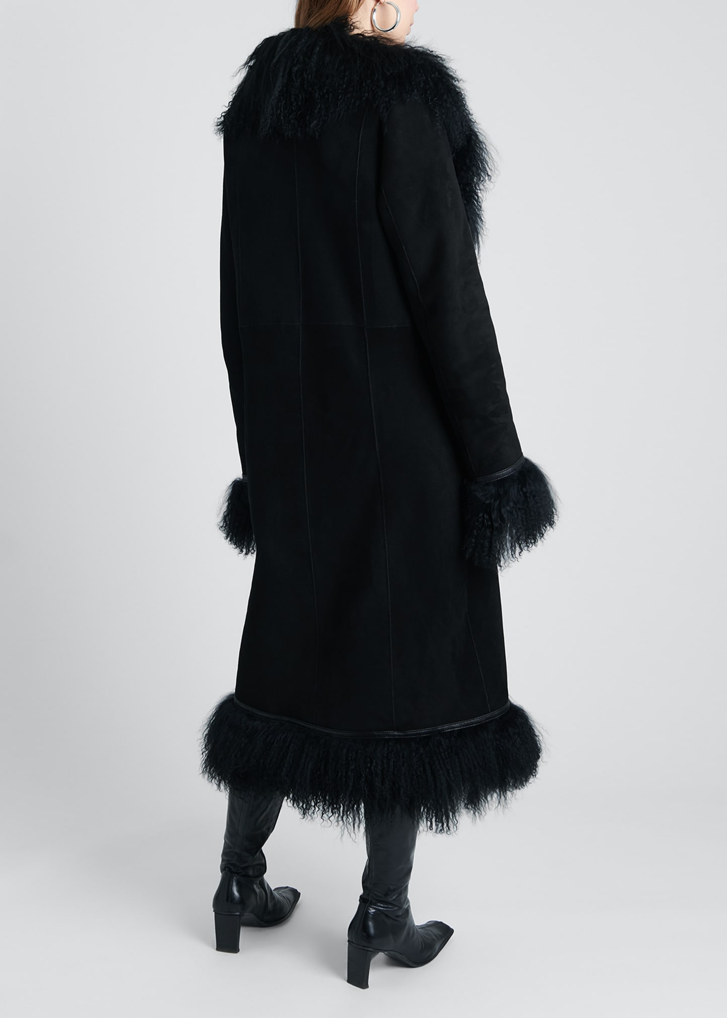 Saks Potts Bonnie Lamb Shearling Long Coat - Bergdorf Goodman