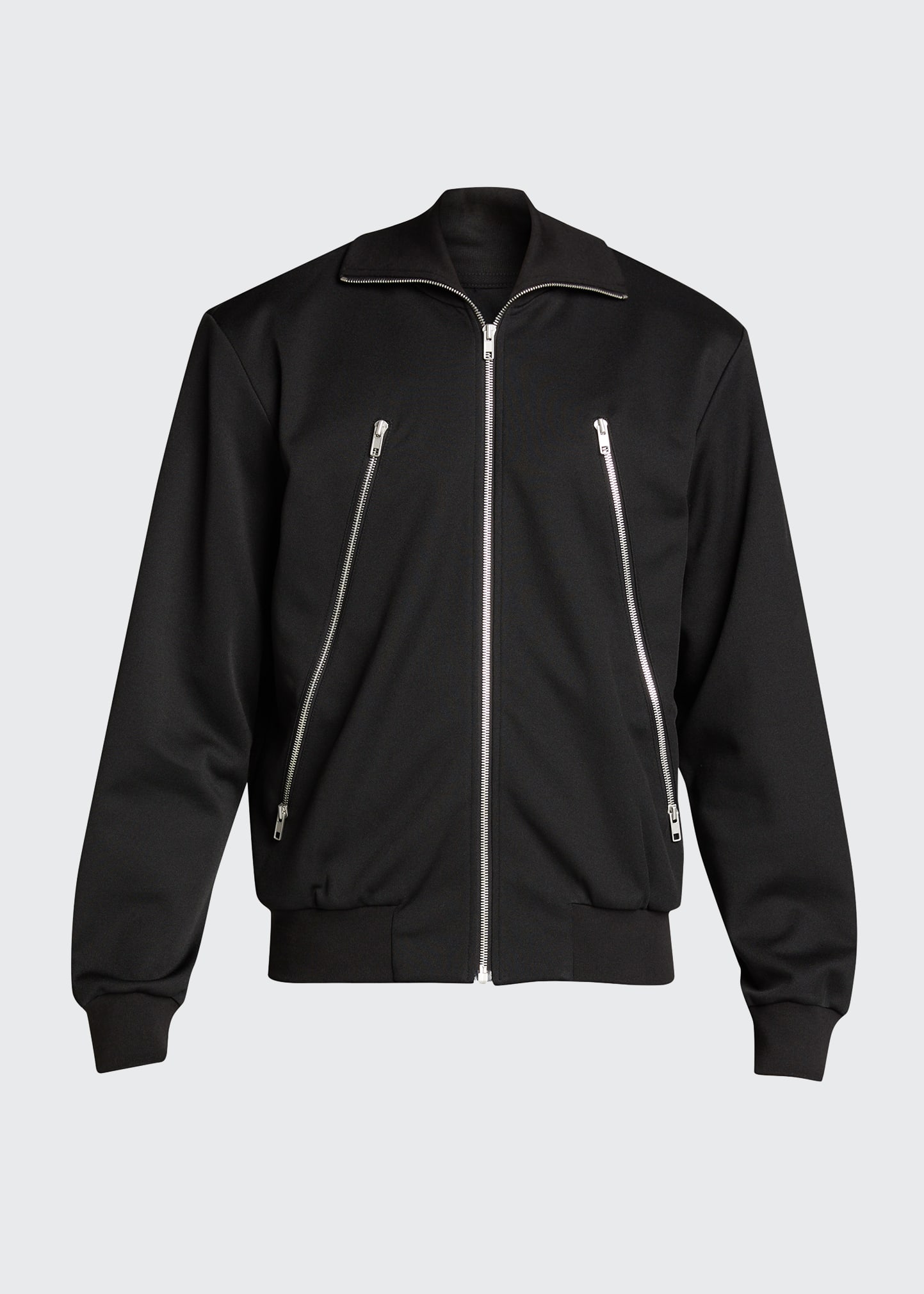 Maison Margiela Men's Zip-Front Track Jacket - Bergdorf Goodman