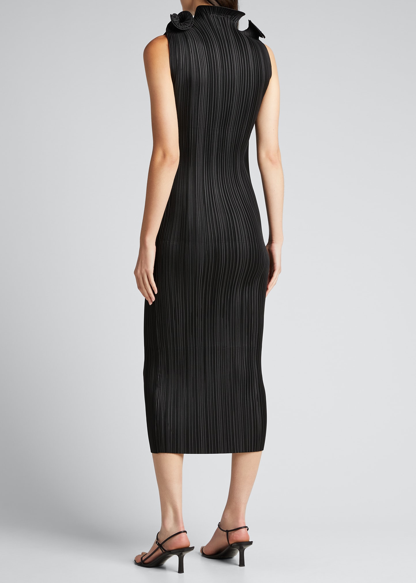 Toteme Mazarron Pleated Midi Dress - Bergdorf Goodman