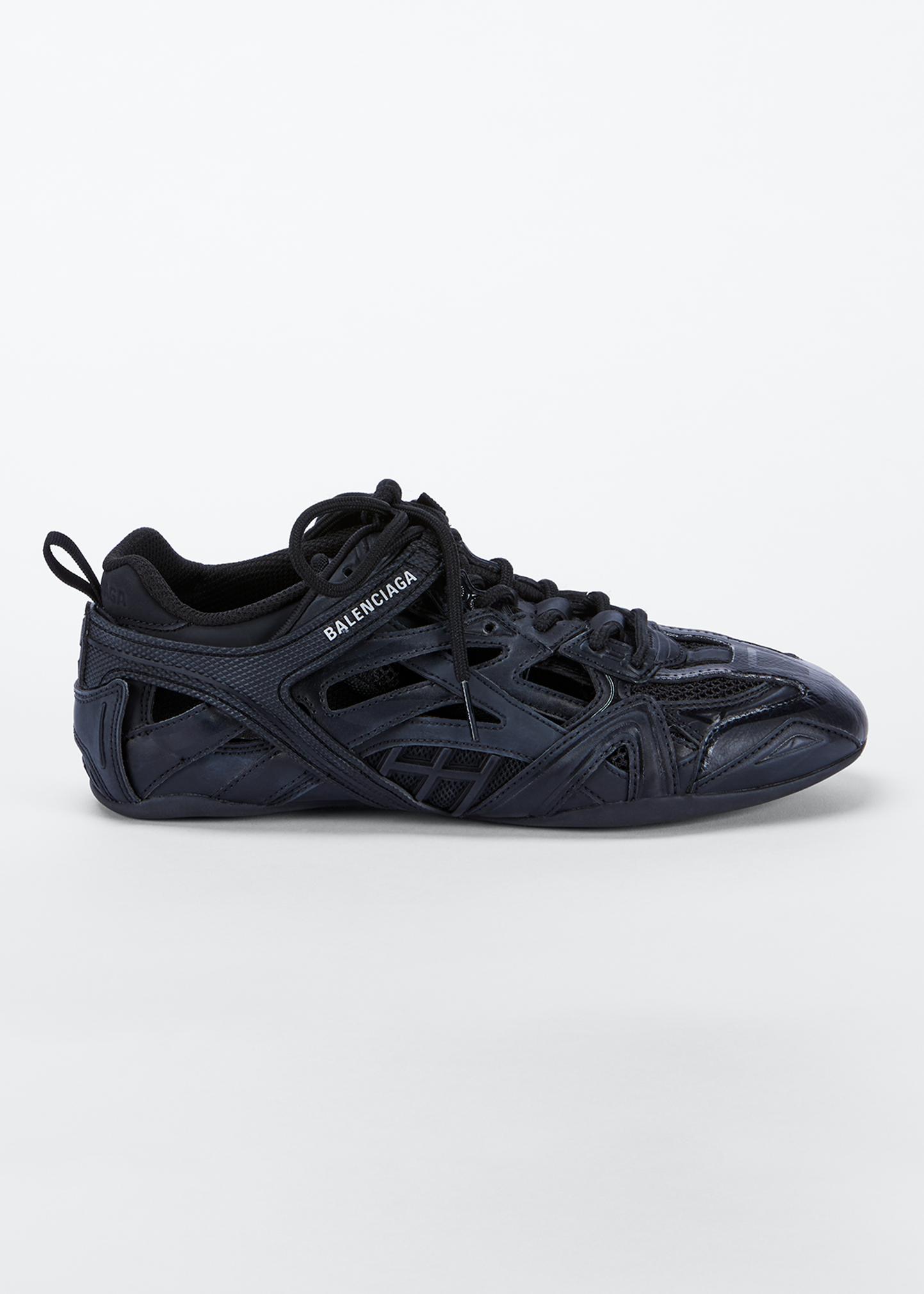 Balenciaga Drive Cutout Mixed-Media Sneakers - Bergdorf Goodman