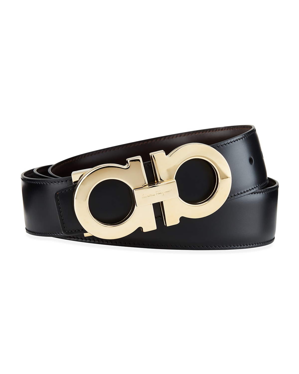 Ferragamo Men's Gancini Switch Belt Box - Bergdorf Goodman