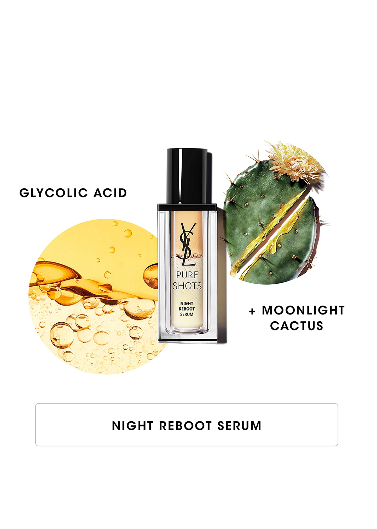 Yves Saint Laurent Beaute Pure Shots Night Reboot Serum, 0.67 oz