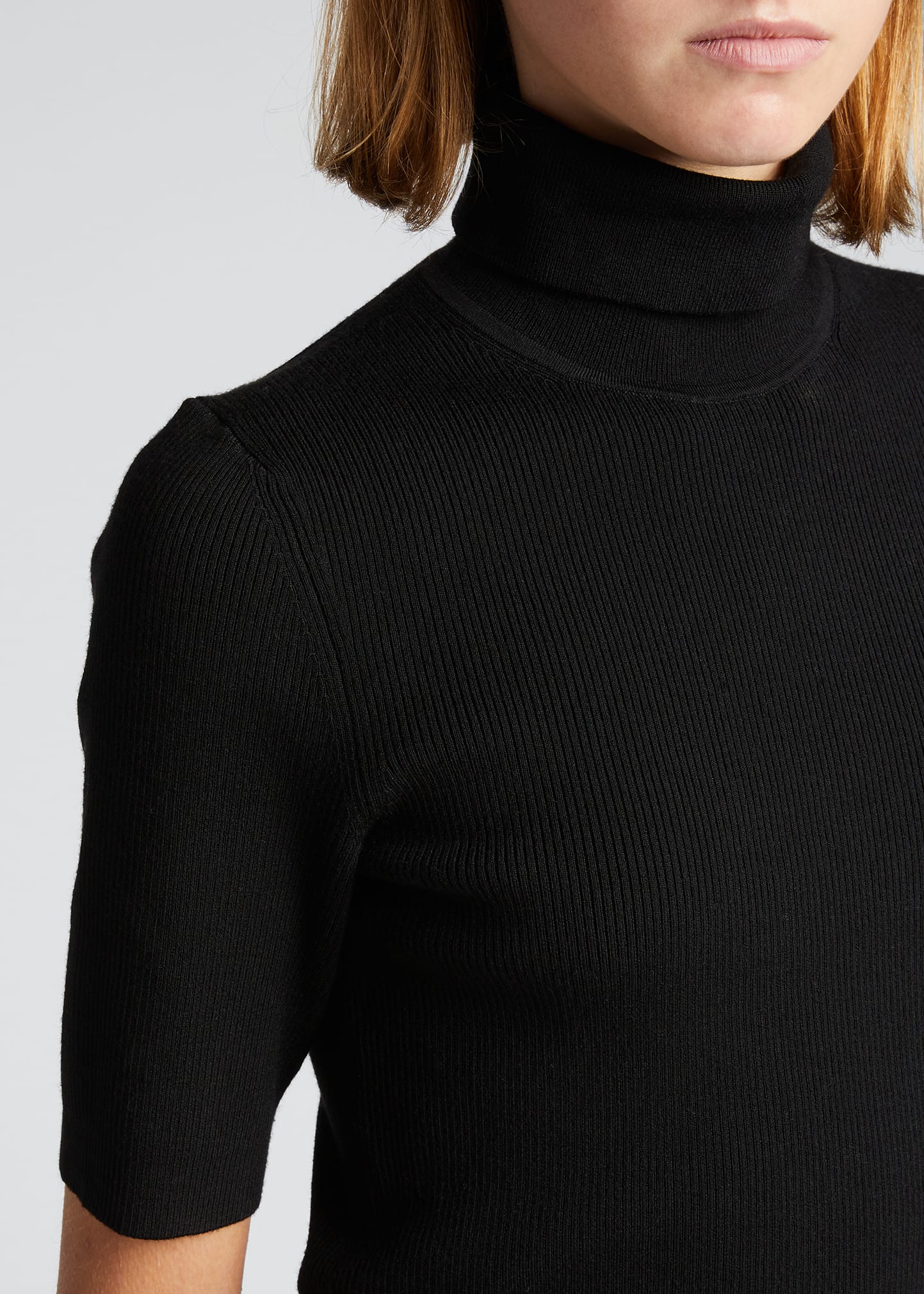 Theory Utility Knit Combo Wool Dress - Bergdorf Goodman
