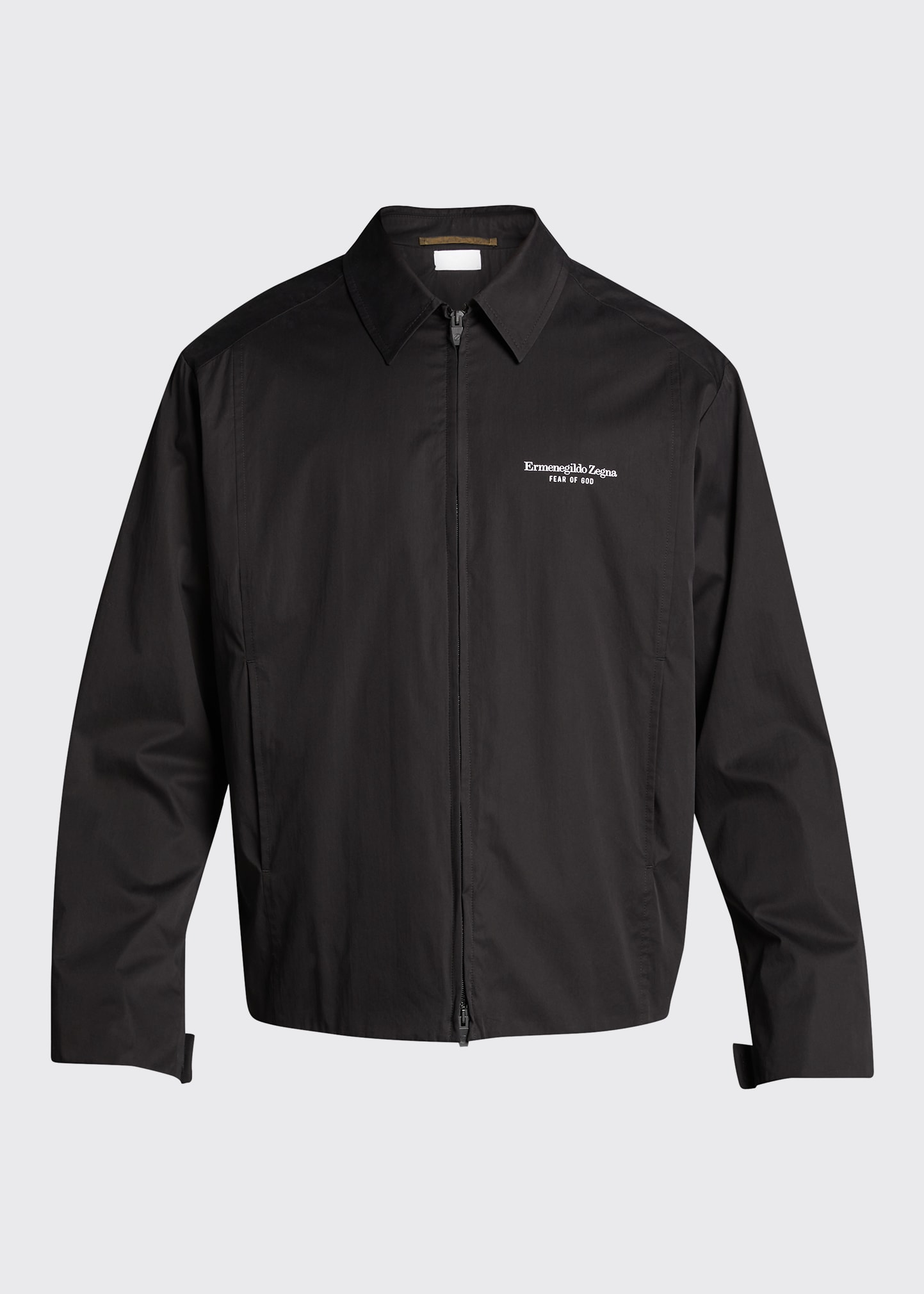 定価40万 FEAR OF GOD ZEGNA ジャケット コート スウェット FEAR OF GOD X ZEGNA Men's Logo Zip-Front Coaches Jacket - Bergdorf