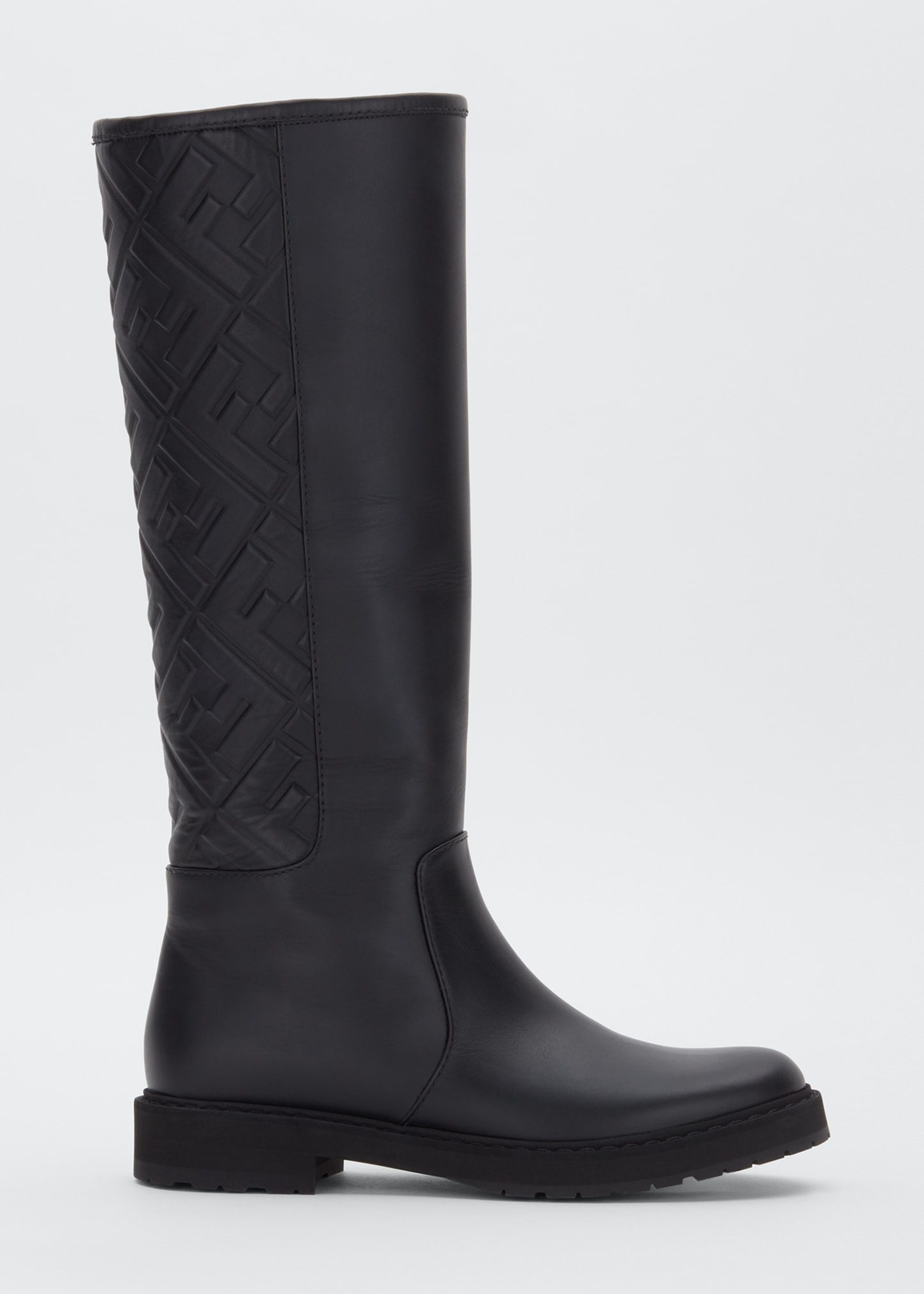 Aquazzura Leather LaceUp Tall Rain Boots Bergdorf Goodman