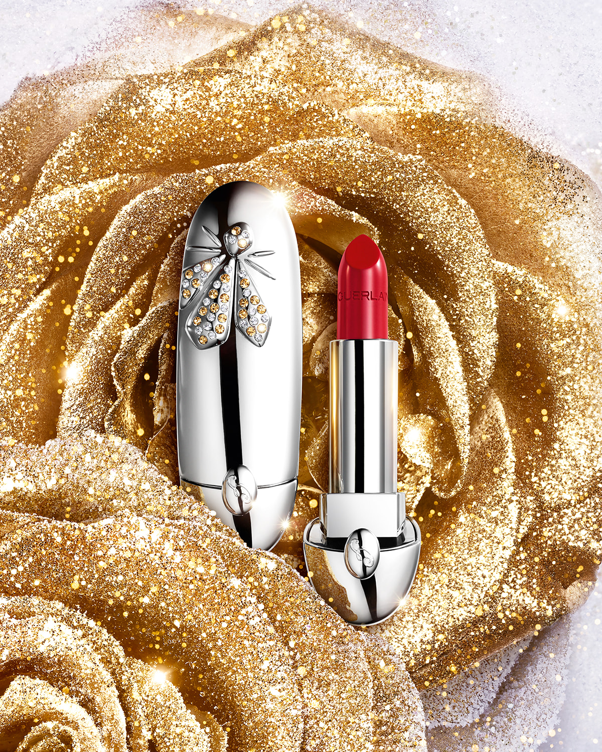 GUERLAIN　口紅　セット Guerlain Exclusive Rouge G Premium Lipstick Shade %26 Case Gift