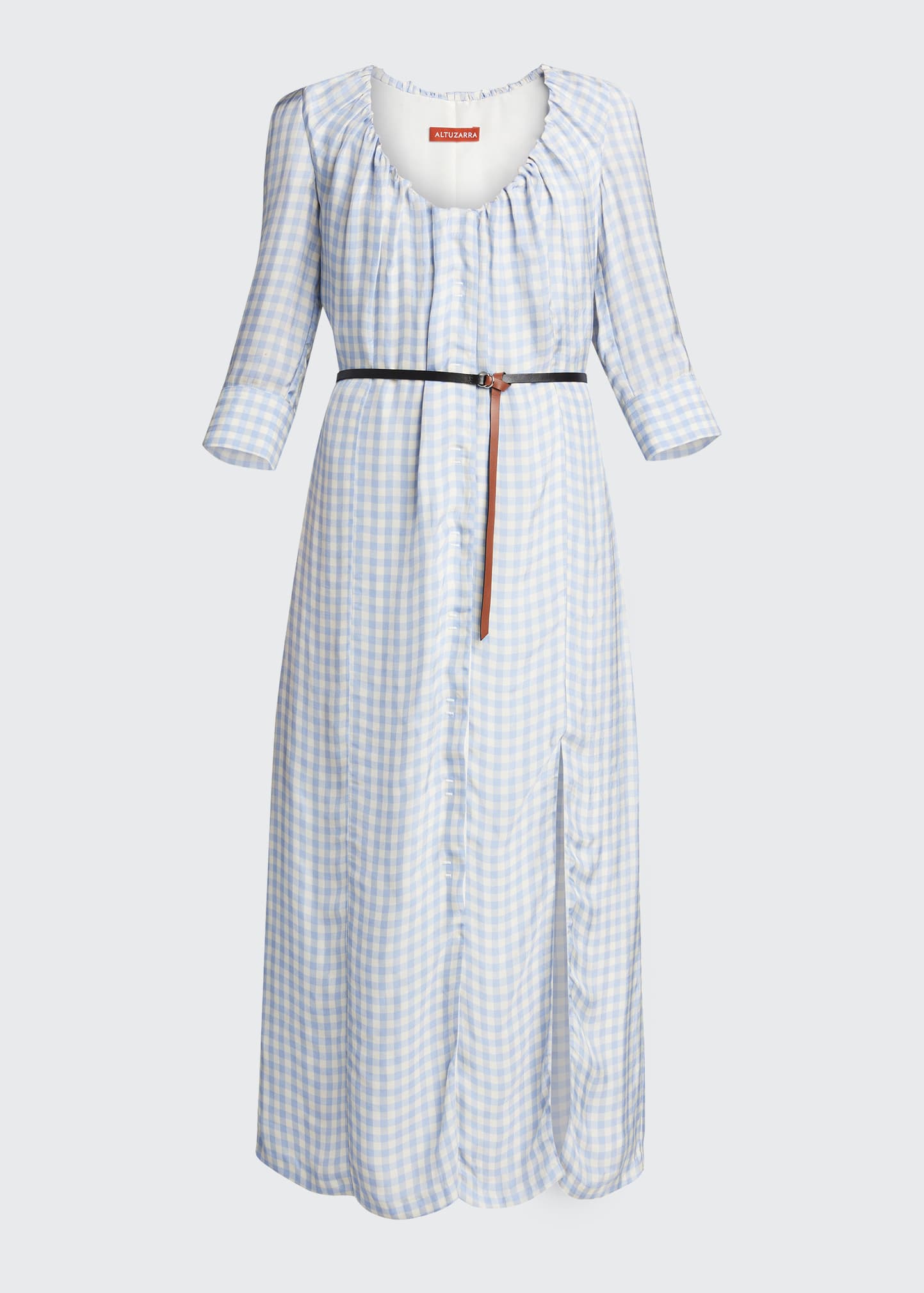 Altuzarra gingham dress best sale