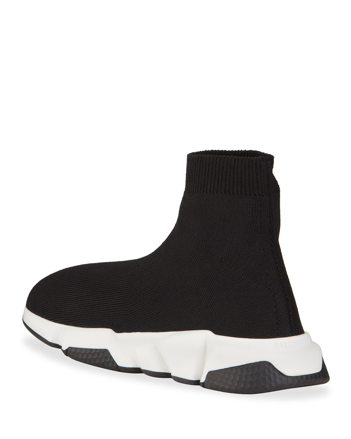 Balenciaga Kid's Two-Tone Knit Sock Trainer Sneakers