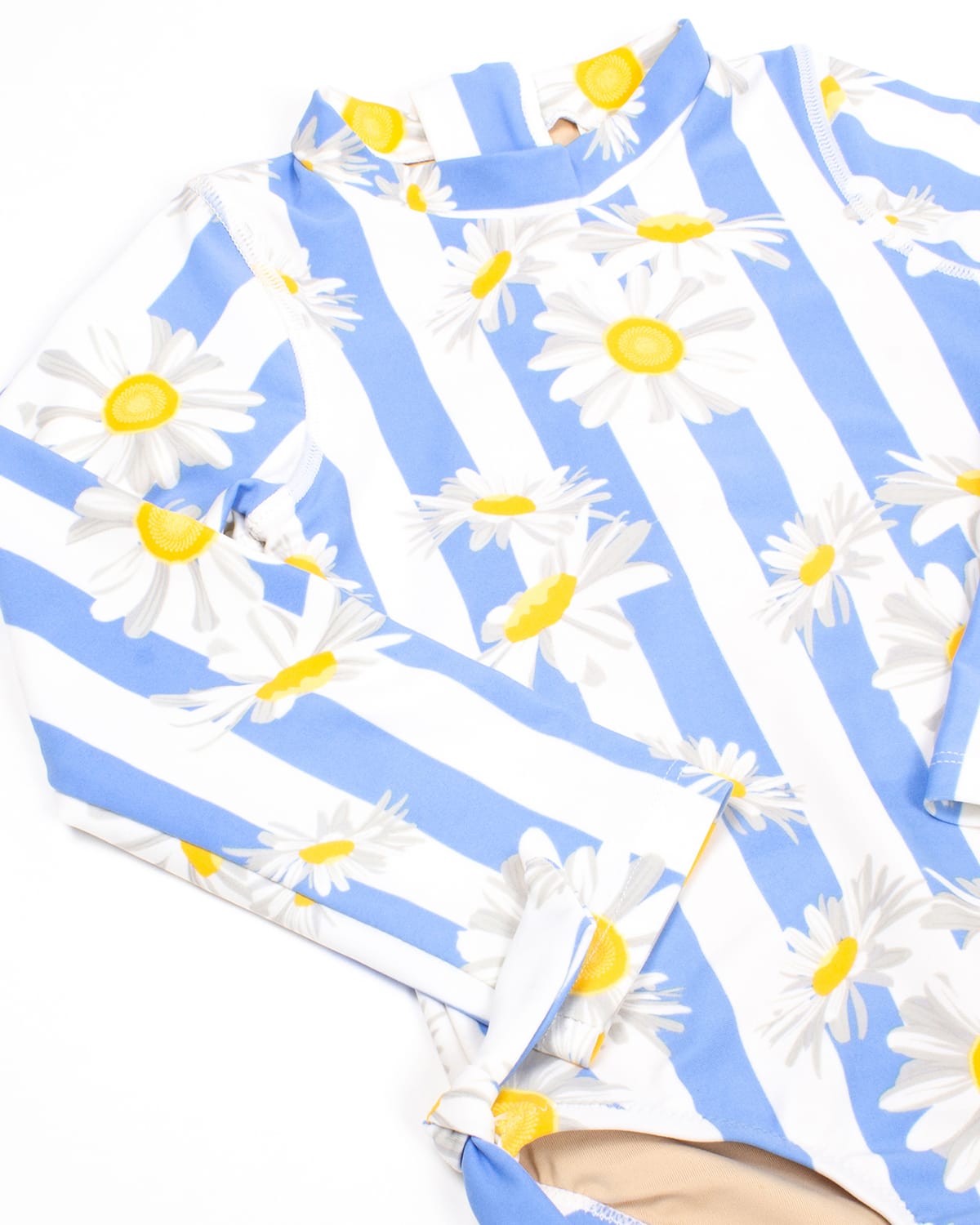 Shade Critters Girl's Striped Daisy OnePiece Swimsuit, Size 12M6