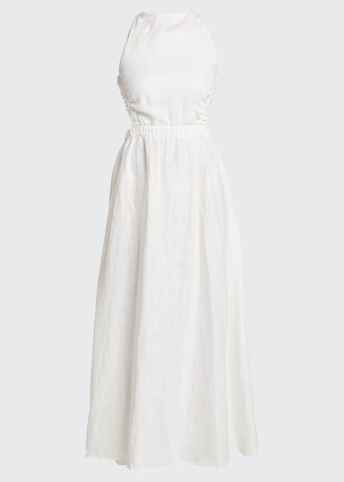 SIR Alena Linen Cross-Back Maxi Dress - Bergdorf Goodman