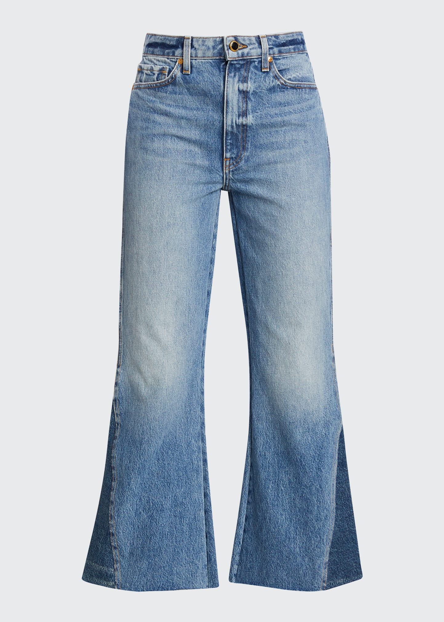 Khaite Layla Cropped Frayed Jeans - Bergdorf Goodman
