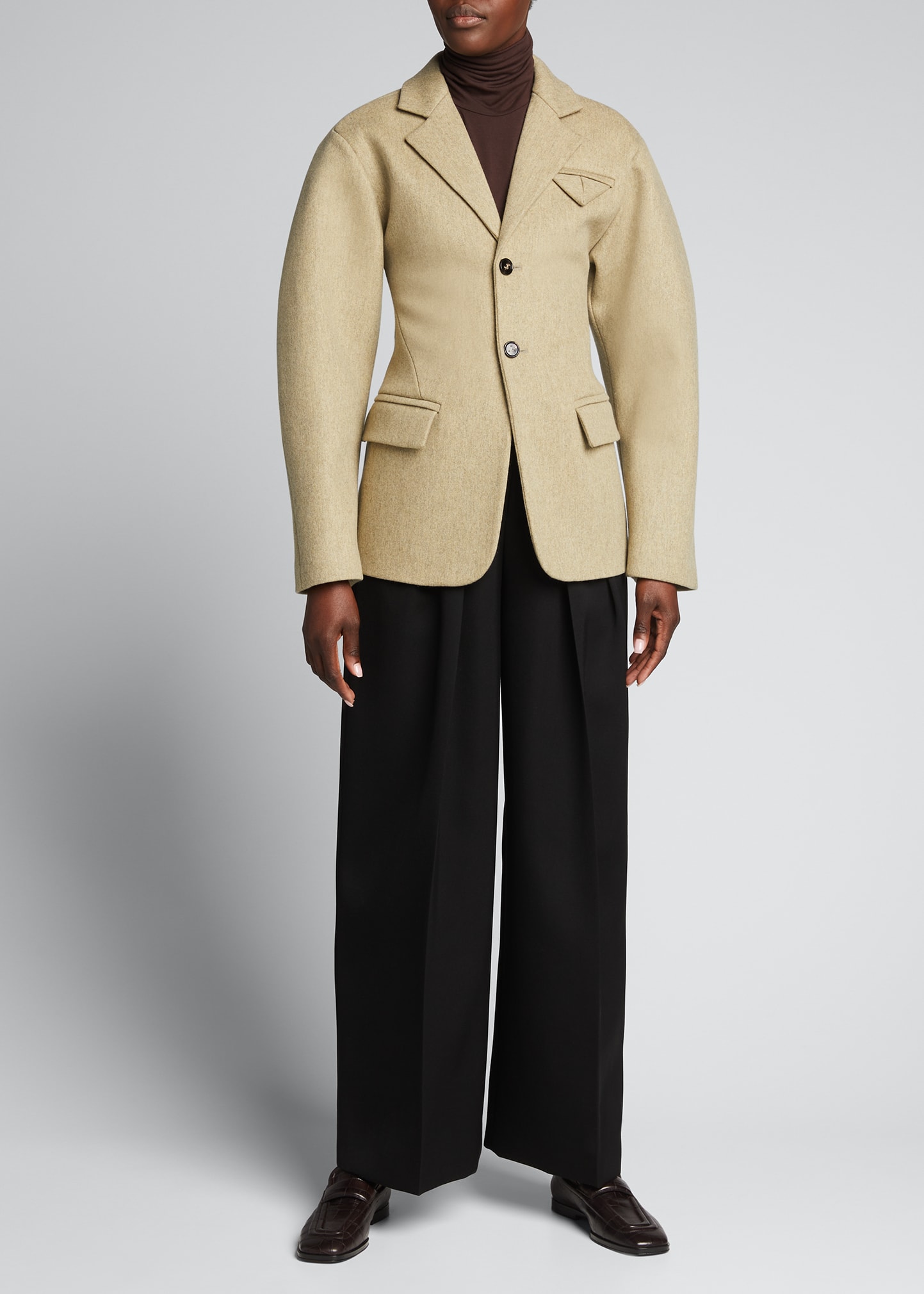 bottega veneta wool jacket