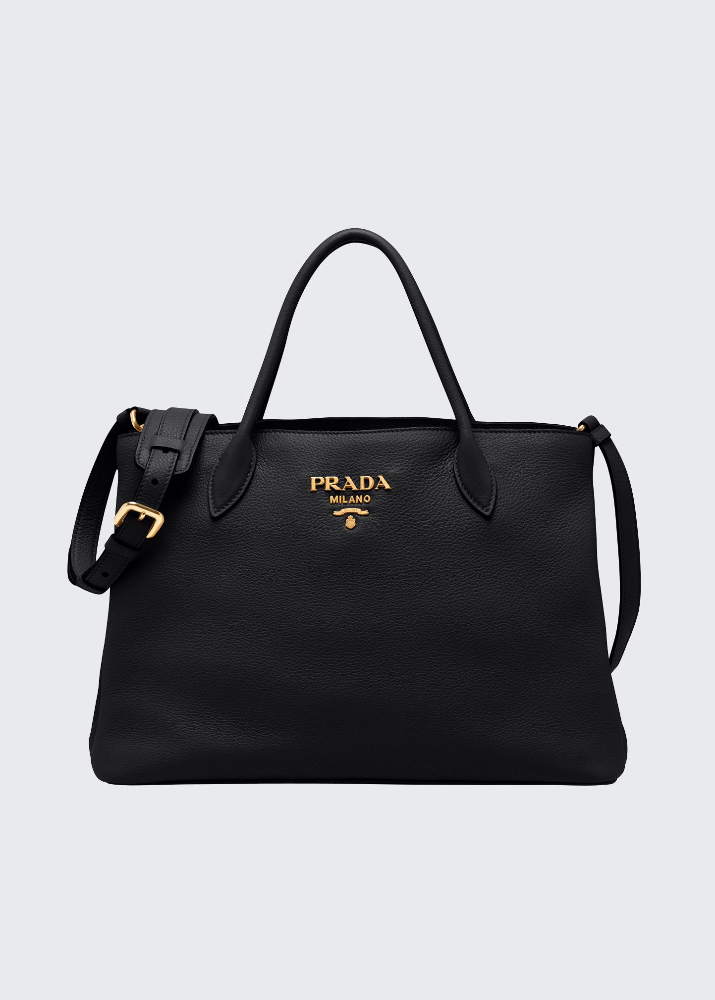 Prada Vitello Daino Open Tote Bag - Bergdorf Goodman